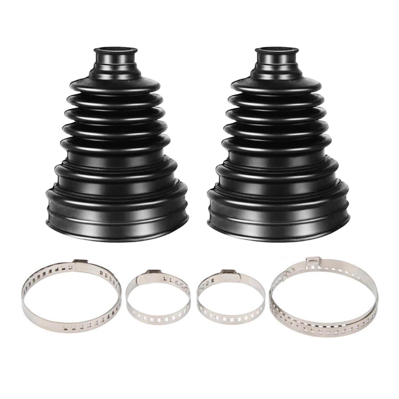 Universal Cv Boot Constant Velocity Joint Boot, 2Pcs Cv Boots Universal Silicone Drive Shaft Joint Boot Set Highly Flexible Cv Boots Replacement Velocity Joint Gaiter Boot Kit For Cars
