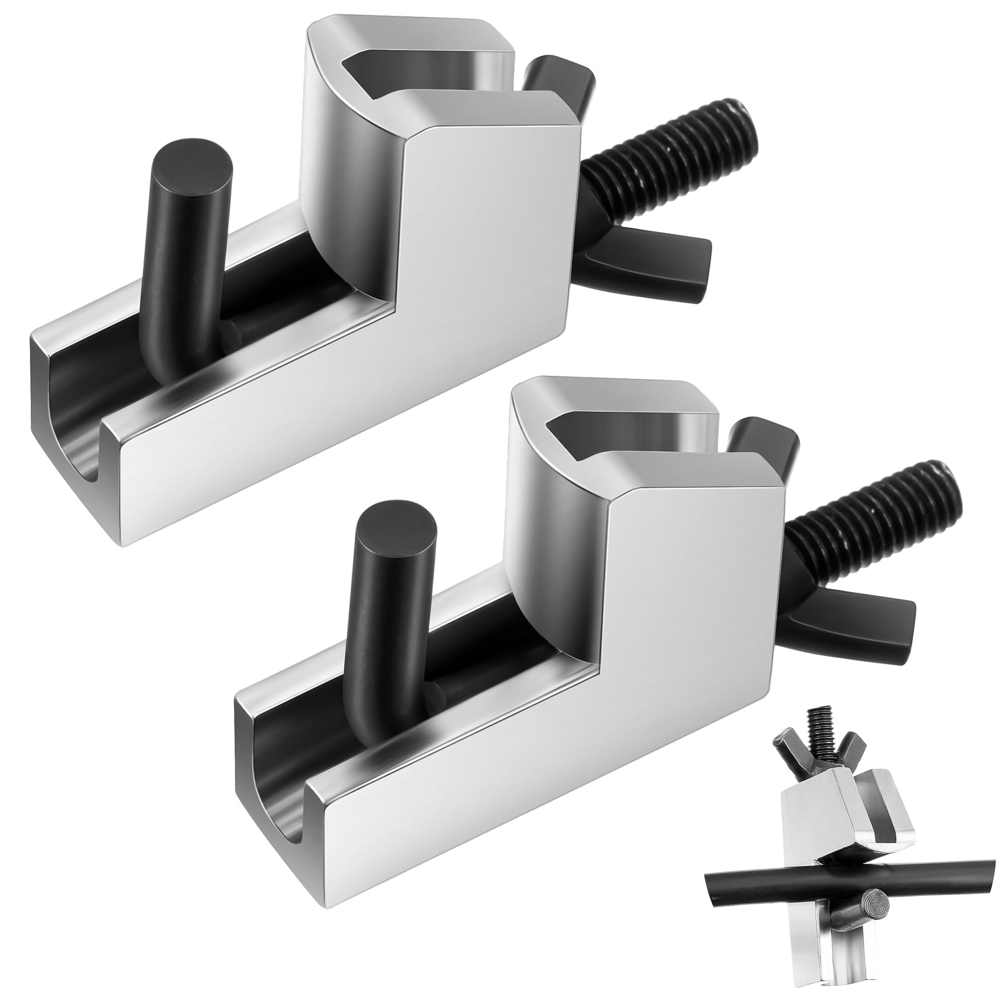 Feekoon Brake Line Clamp, 2 Pcs Hose Pinch Clamp Pliers, Metal Brake Line Clamp Suitable for Flexible Hoses Fuel Hoses Gas Lines