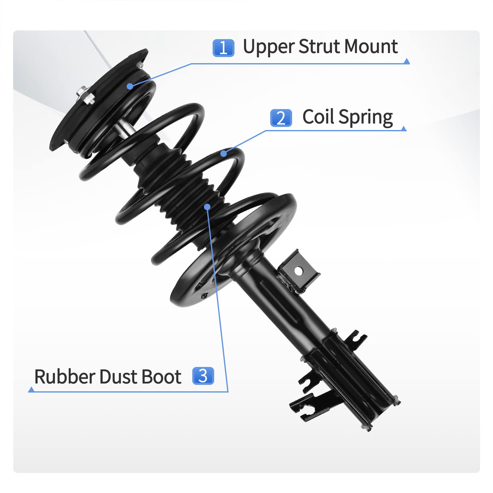Yitamotor Front Complete Strut And Rear Shocks Quick Struts Assembly Compatible With 2009-2012 Maxima