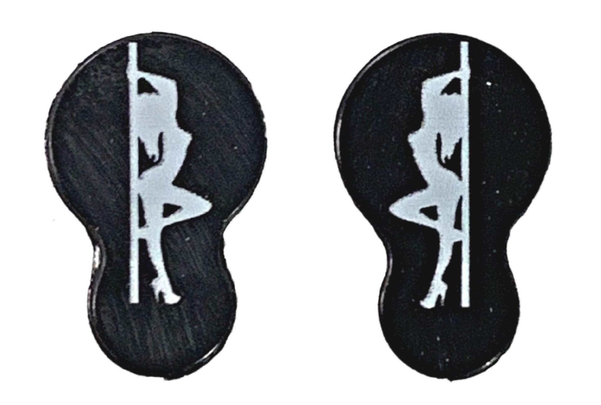 Stripper Design 2014 and Newer Harley Davidson Street Glide fairing mirror hole plugs (1 Pair) FLHX ape hanger upgrade WILL NOT 