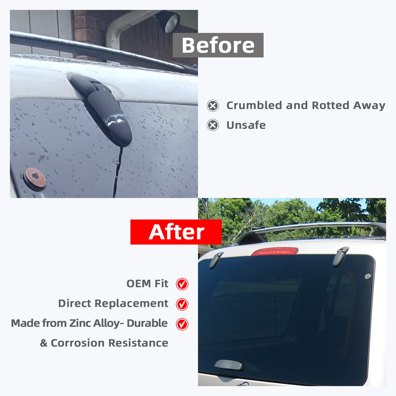 Tomanic 926-132 Back Hatch Liftgate Hinge Set for Ford Explorer (1998-2002), Mercury Mountaineer (1998-2001) - OE# 1L