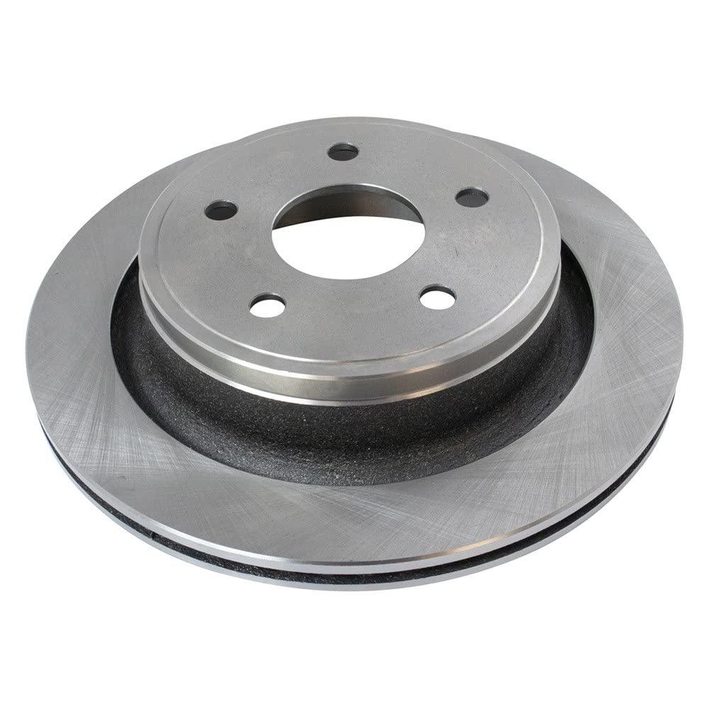 Trq Rear Brake Rotors Set Vented Compatible With 2007-2009 Chrysler Aspen 2004-2009 Dodge Durango 2002-2010 Ram 1500 2011-2018 R