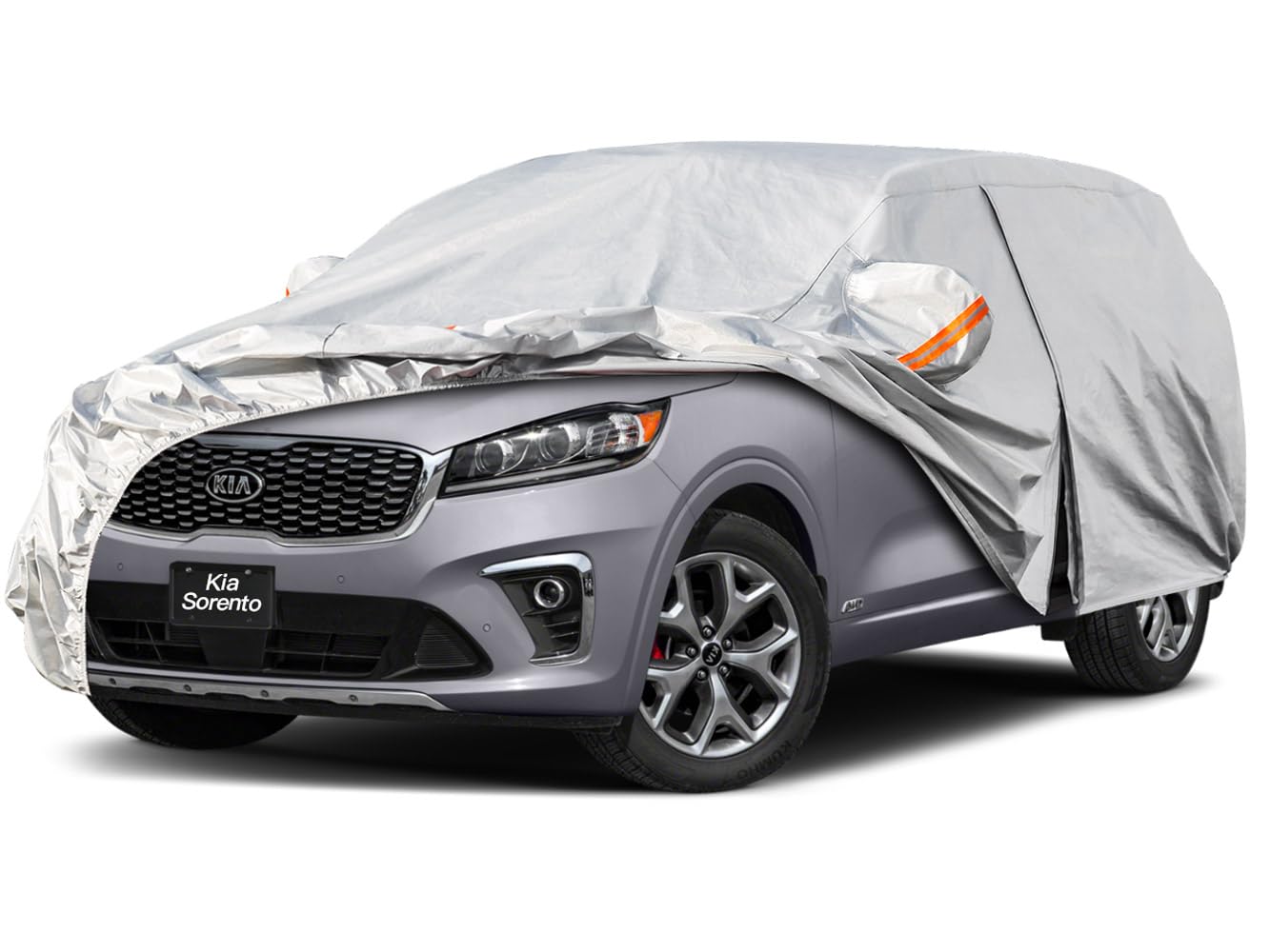 Kayme 6 Layers Suv Car Cover Custom Fit For Kia Sorento (2012-2025) Waterproof All Weather For Automobiles, Outdoor Full Cover R