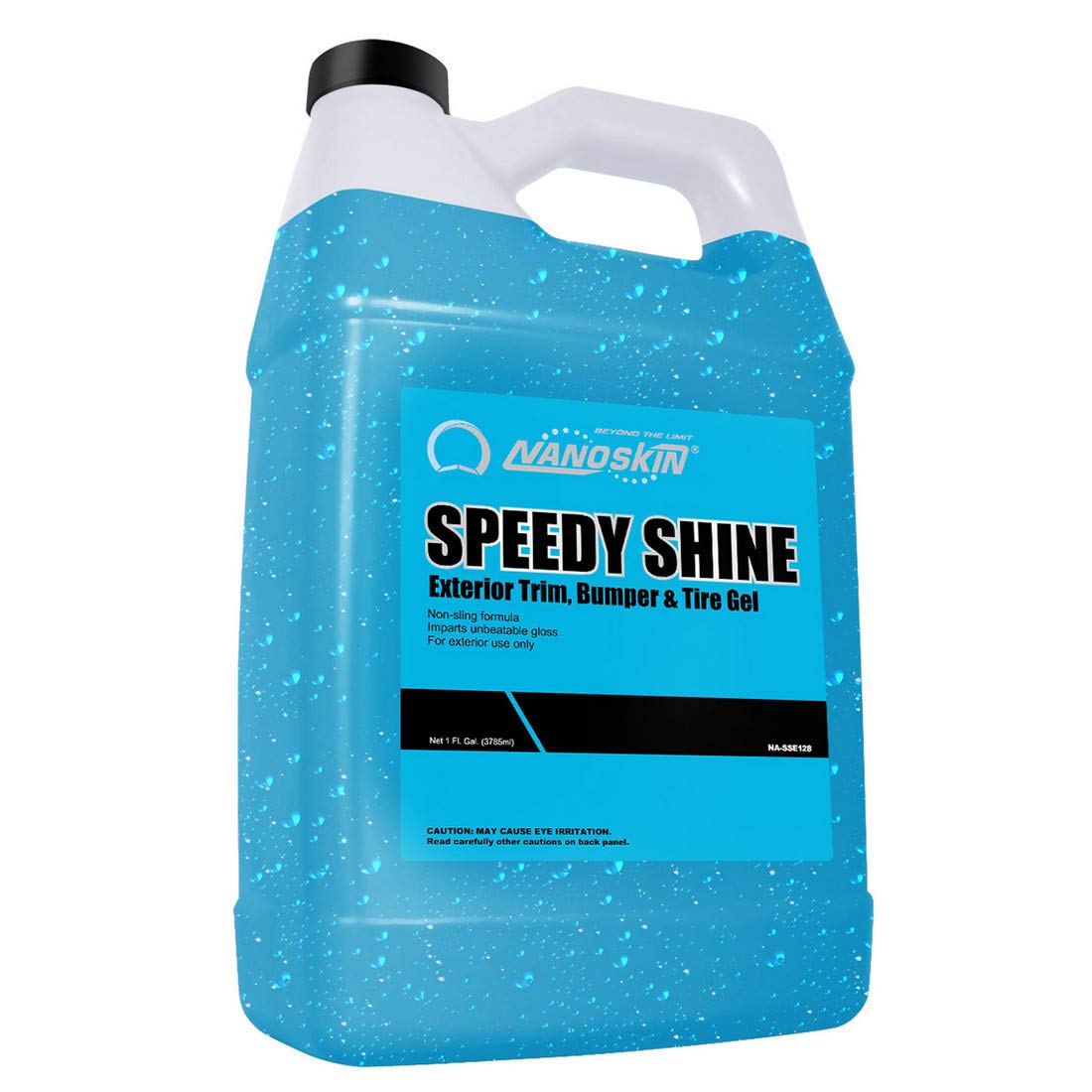 Nanoskin Speedy Shine Exterior Tire & Trim Gel 1 Gallon - Restores And Conditions Faded Tires, Trim, Bumpers And Rubber For Car 