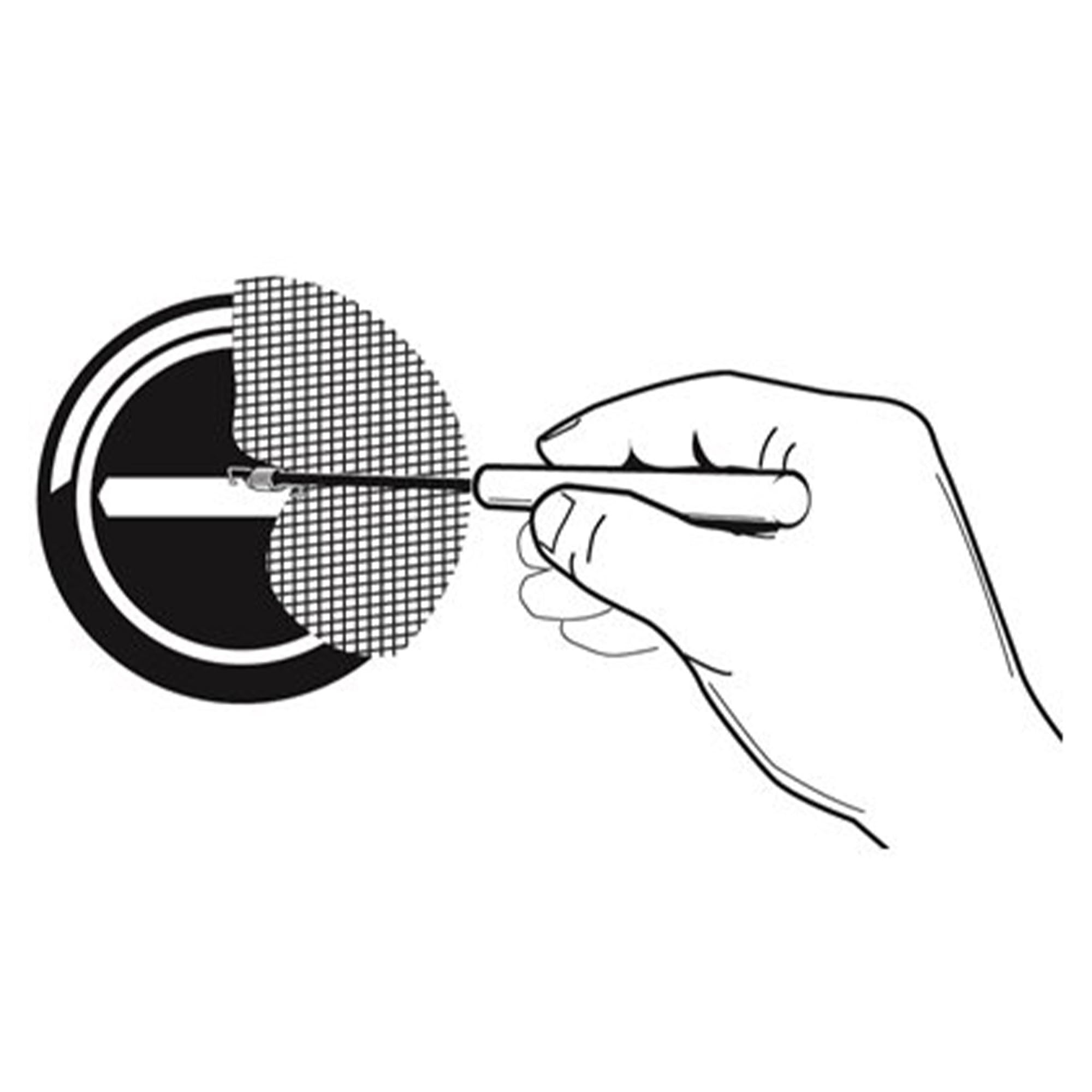 Camco 42144 Flying Insect Screen - FUR 500,3.6'' Diameter X 1.3, Stainless Steel, Pack of 1