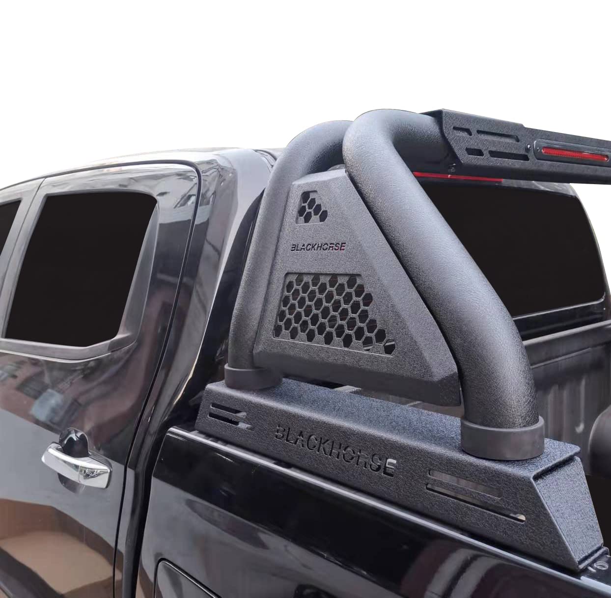 Black Horse Off Road Classic Pro Roll Bar Modular Textured Black Compatible With 2020-2023 Jeep Gladiator-Rb09Mt