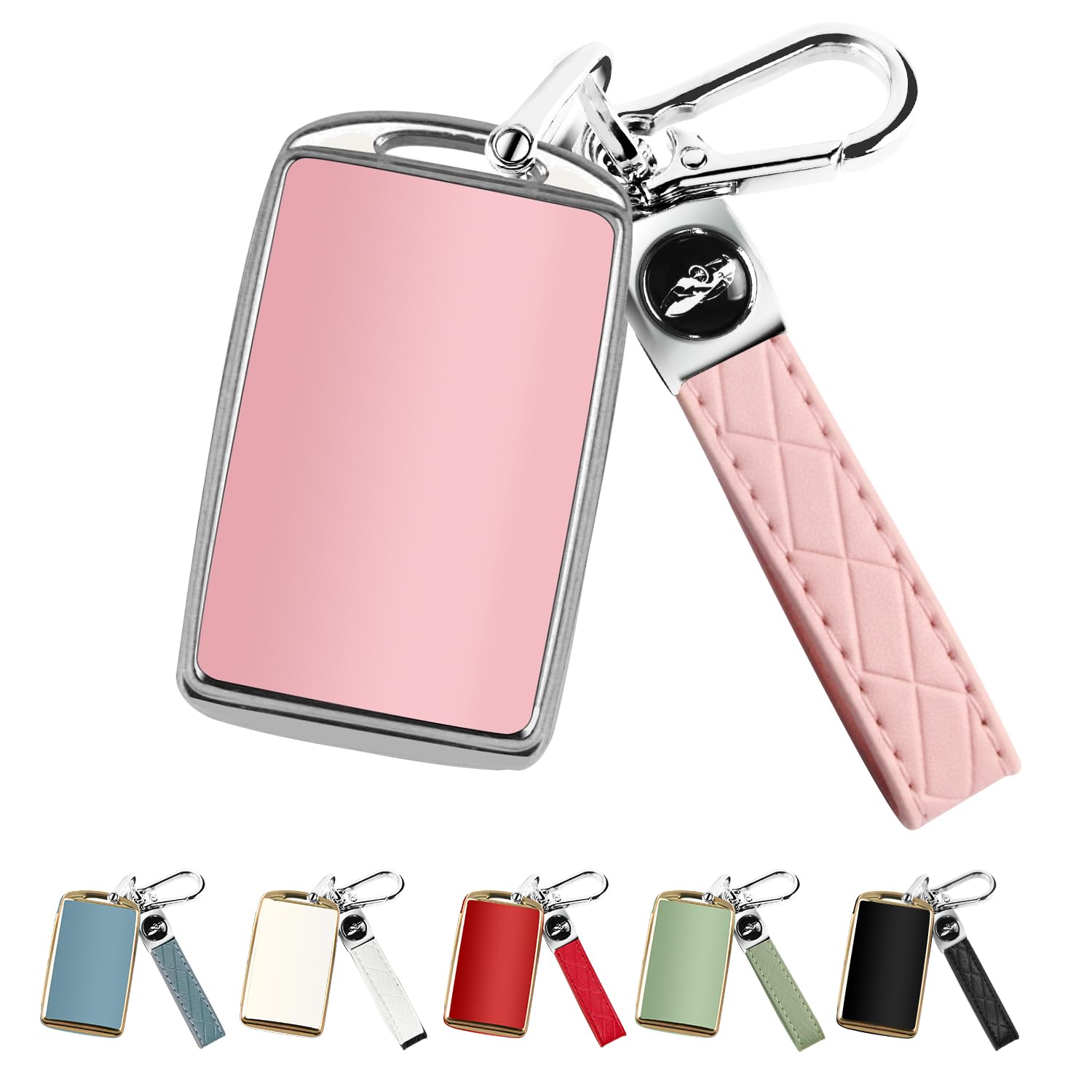 QBUC for Mazda Key Fob Cover Case with Keychain for 2019-2023 Mazda 3 6, Mazda 3 Hatchback, 2020-2023 Mazda CX-5, CX-9, CX-30 (P