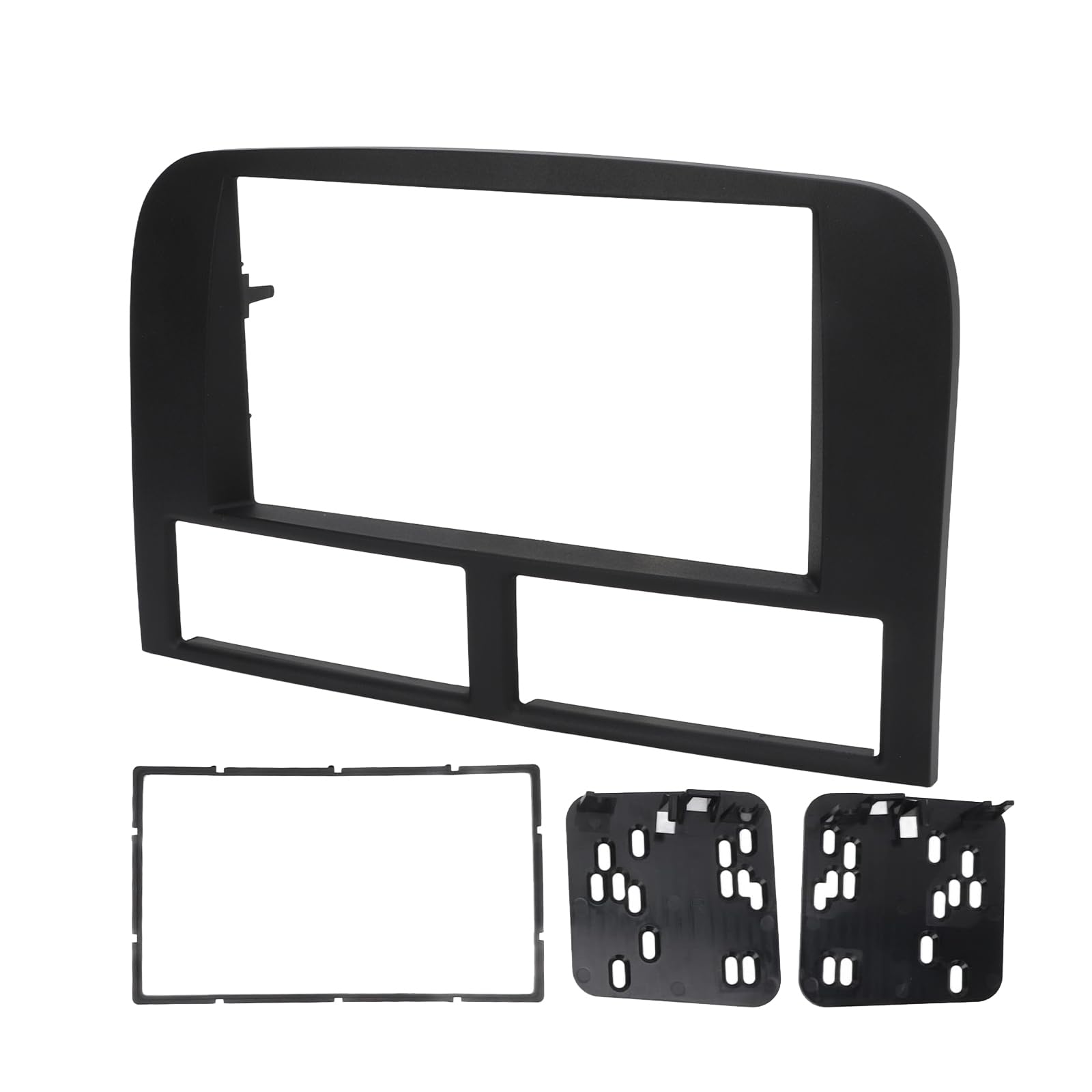 Fydun Double Din Installation Dash Kit Dashboard Installation Trim Stereo Audio Bezel Decor For Jeep Grand Cherokee 1999-2004