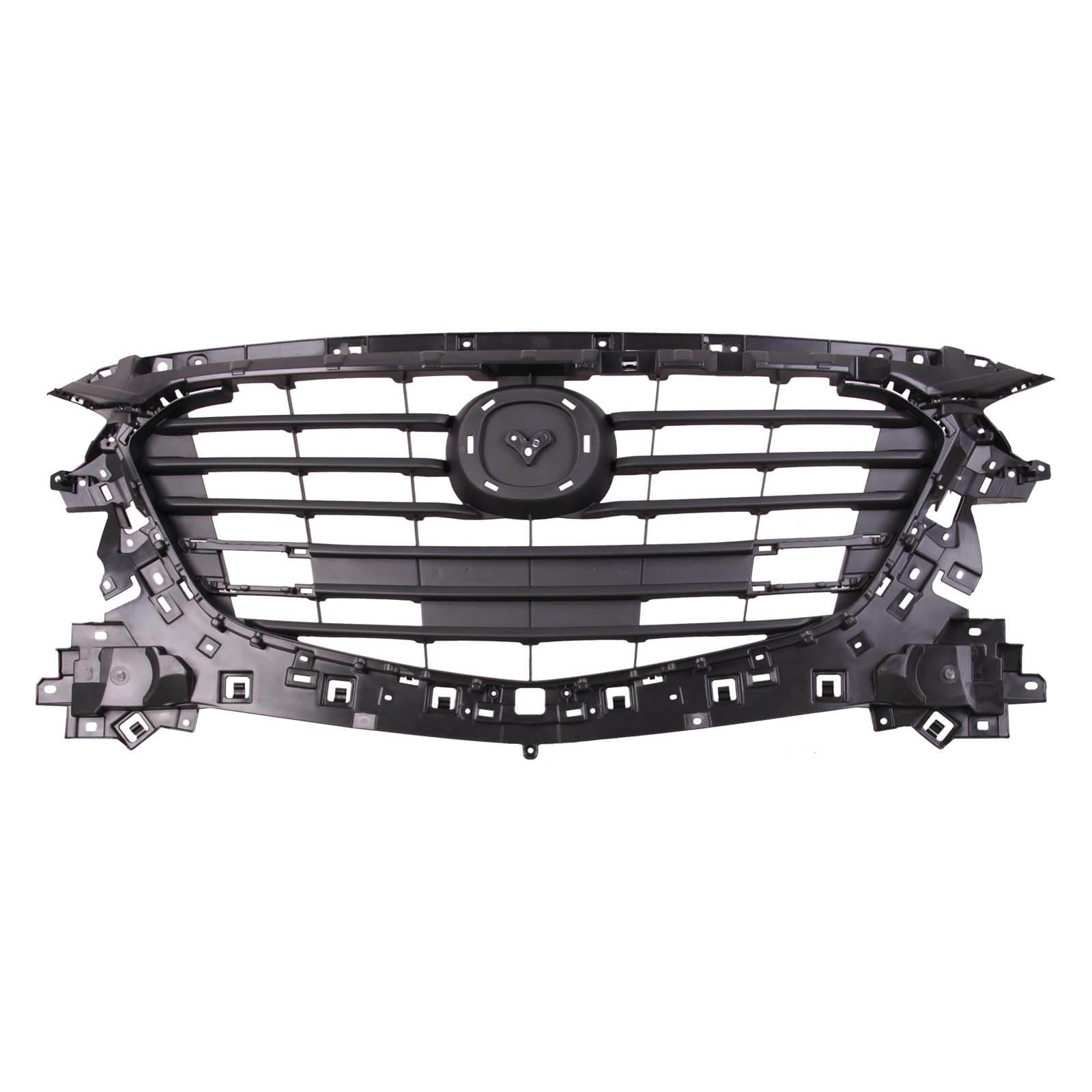 TYG (CAPA QUALITY) Front Grille Compatible with 2017-2018 Mazda 3 Sport Touring Sedan/Hatchback (Mexico Built), PP OEM Replaceme