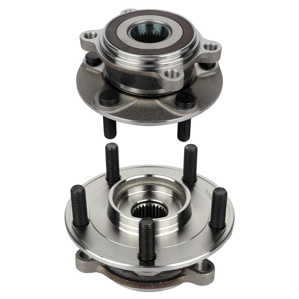 ECCPP Wheel Hub and Bearing Assembly Front 513354 fit For 2014-2017 For Mazda 3 2016-2017 For Mazda CX-3 Replacement For 5 Lugs 