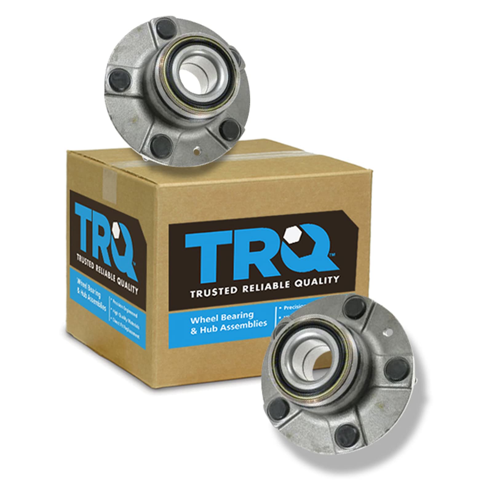 Trq Rear Wheel Hub Bearings Assembly Set Compatible With 1991-1993 Honda Accord