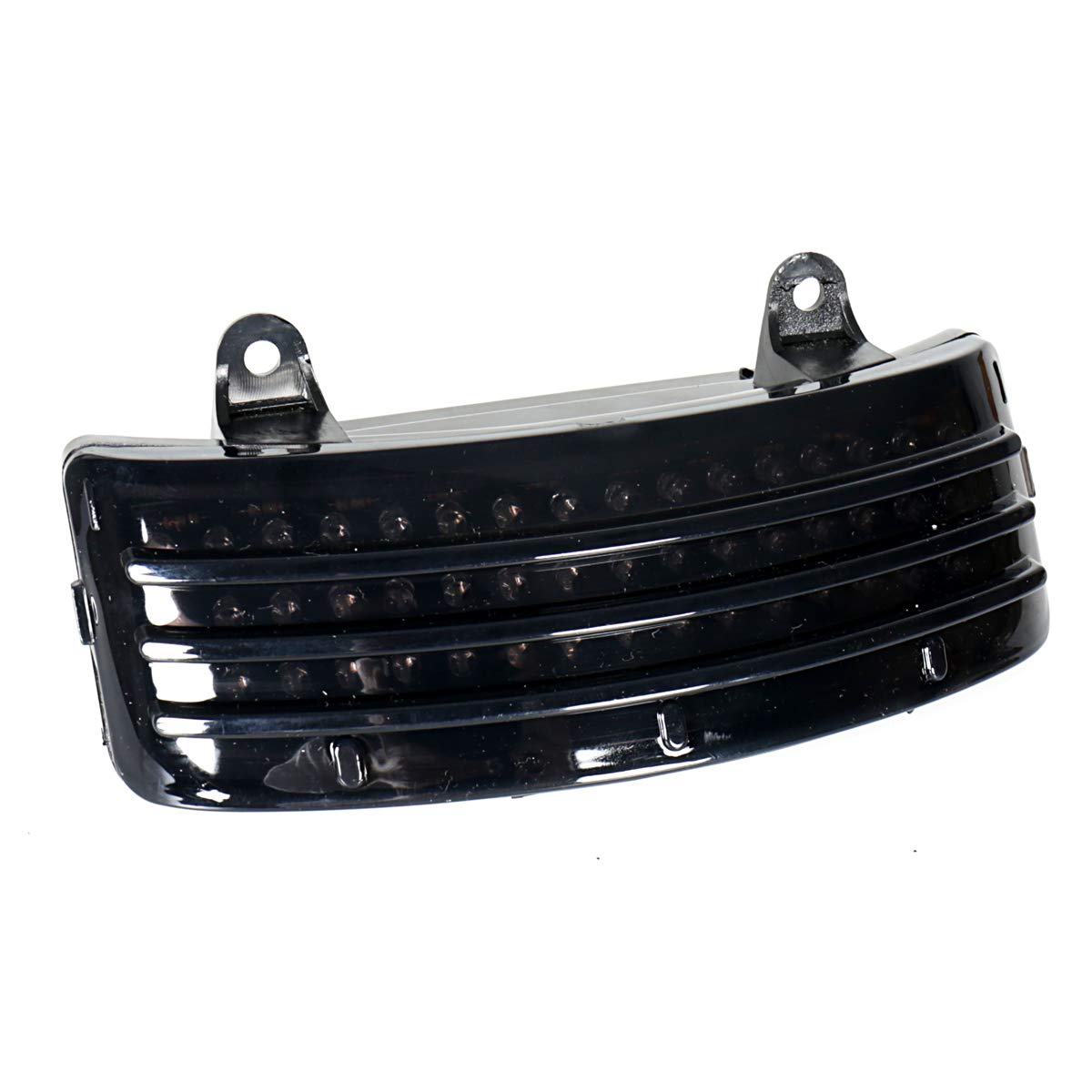 Tri-Bar LED Rear Tail Brake Fender Tip Light For Harley Street Glide FLHX 2014-2021 (Smoked)