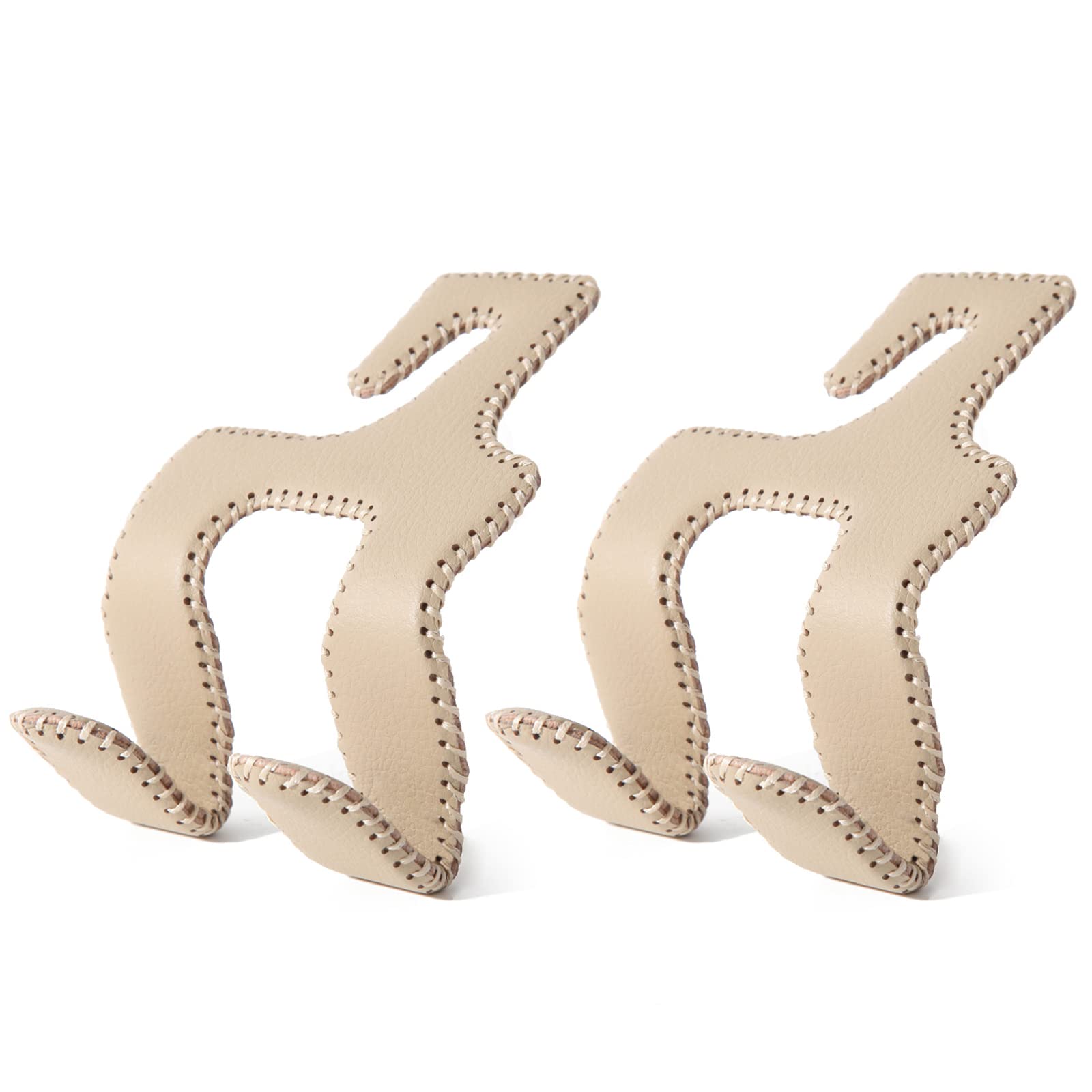 Amvoyoa ?2021 Upgraded? Car Purse Hook, 2 In 1 Car Seat Headrest Hooks Durable Hanger Storage Holder Leather Organizer For Hangi