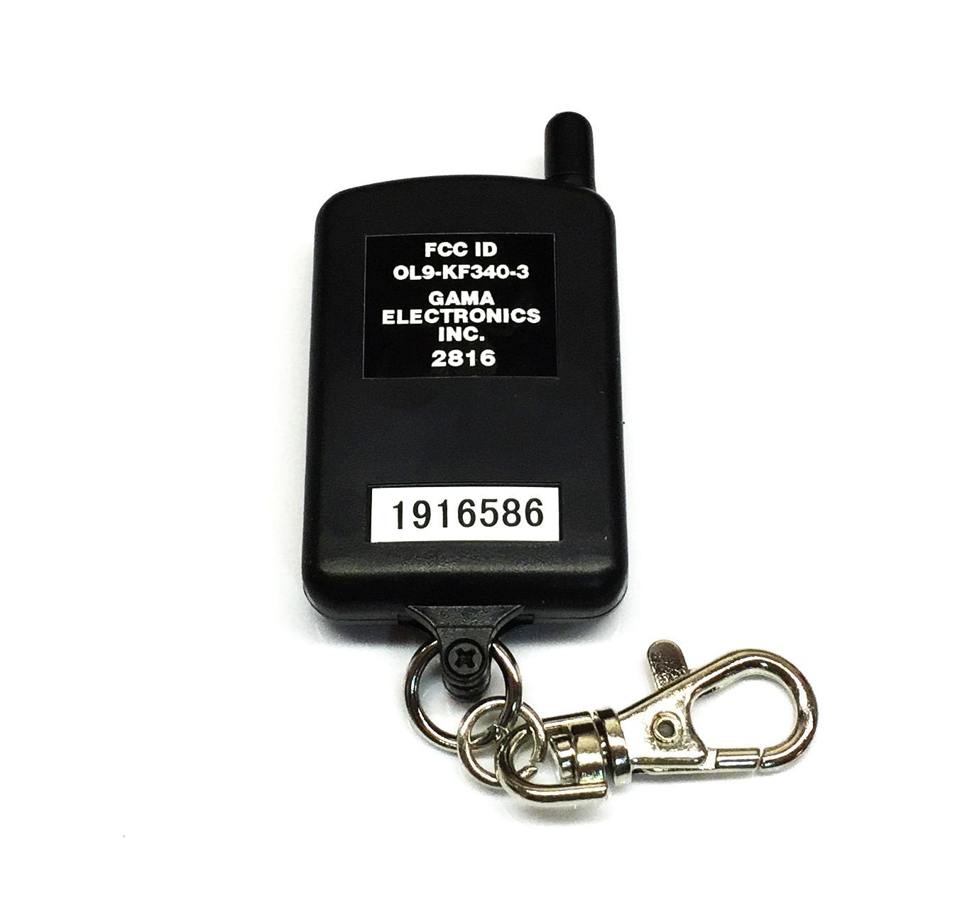 2 Button R.F. Keyfob Transmitter