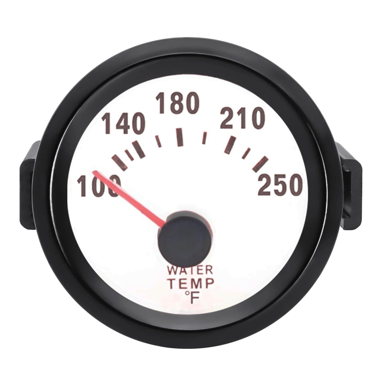 BYYOUIV 2'' Universal Water Temp Gauge, 100-250? Blue LED Backlit DC 12V Thermometer Kit for Car/Boat/Truck/Motorcycle