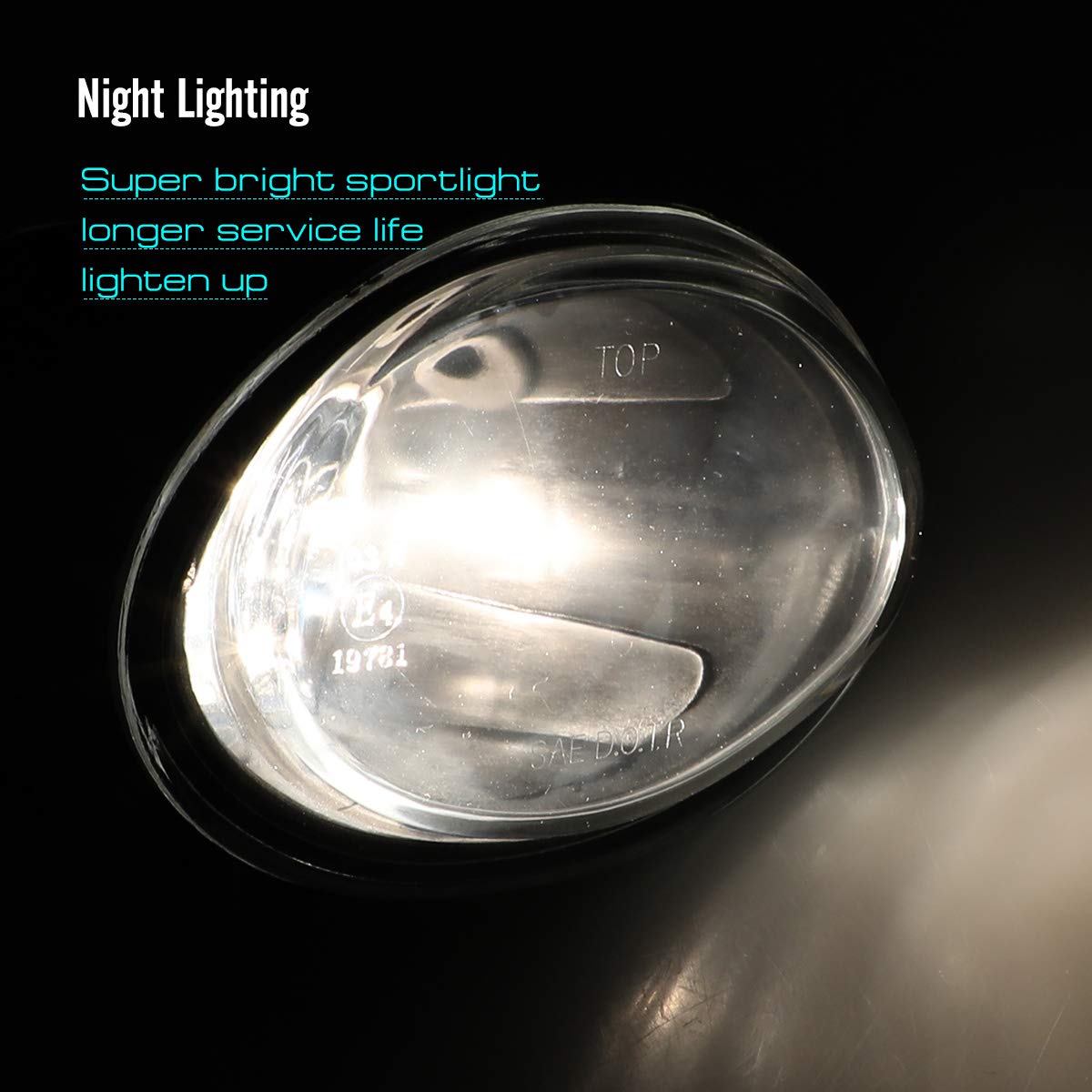 Autowiki Fog Lights For 2001-2006 Bmw 3 Series E46 M3/ 00-03 5 Series E39 M5 With Clear Lens 2Pcs