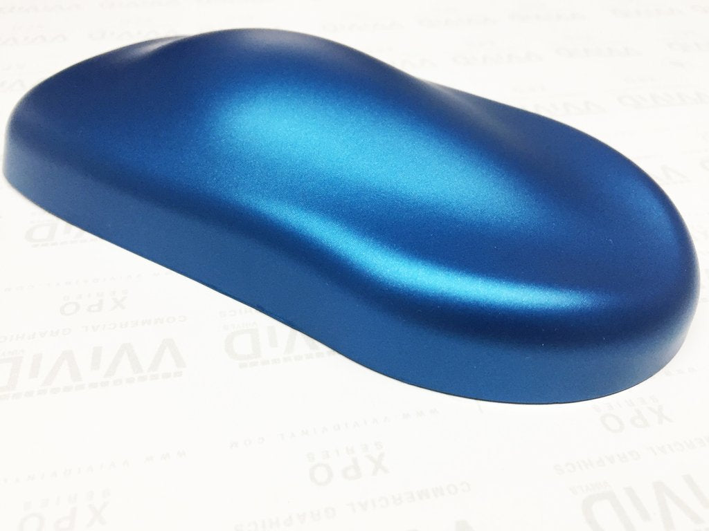 Vvivid+ Premium Vinyl Wrap Film (1.5Ft X 5Ft, Matte Metallic Blue)