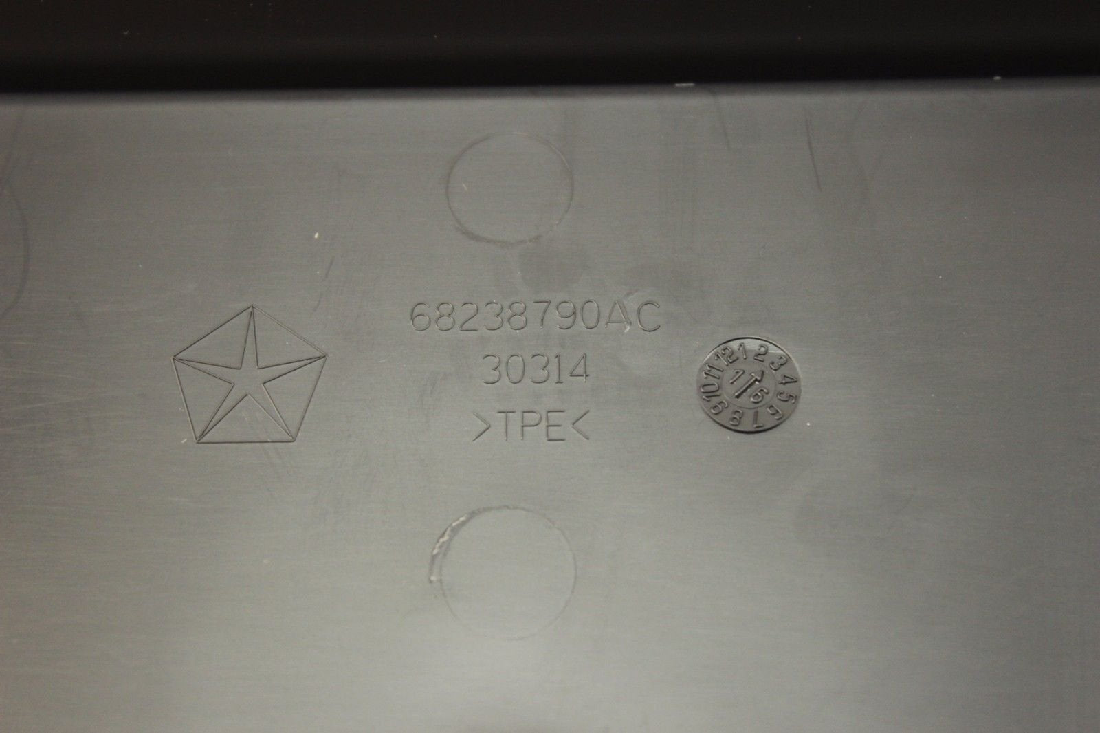 Mopar Dodge Charger License Plate Frame Mount Bracket Oem