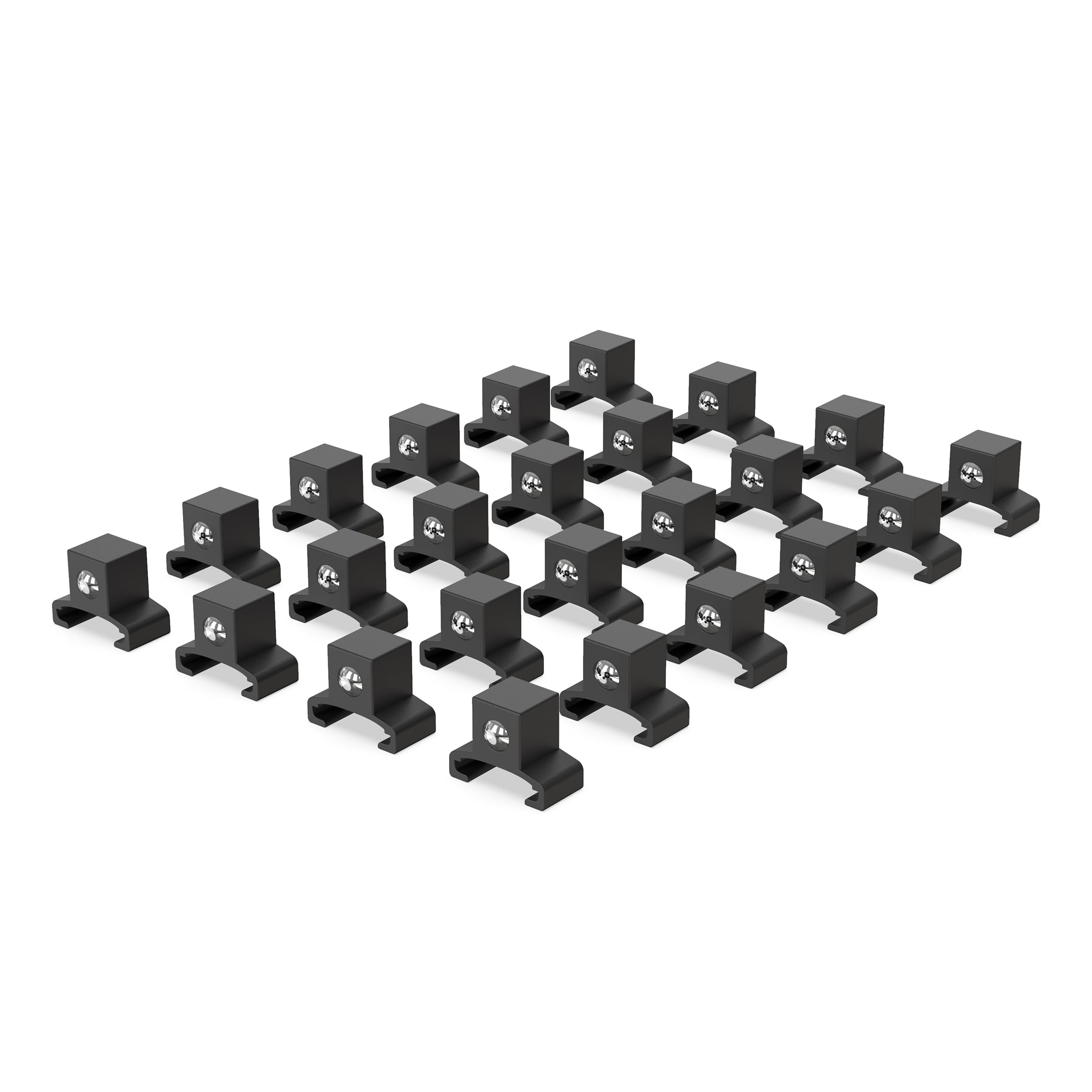 Black Spring Loaded Ball Bearing Socket Clips for Use with Olsa Socket Holders | 24-Pack (1/2-inch) | by Olsa Tools