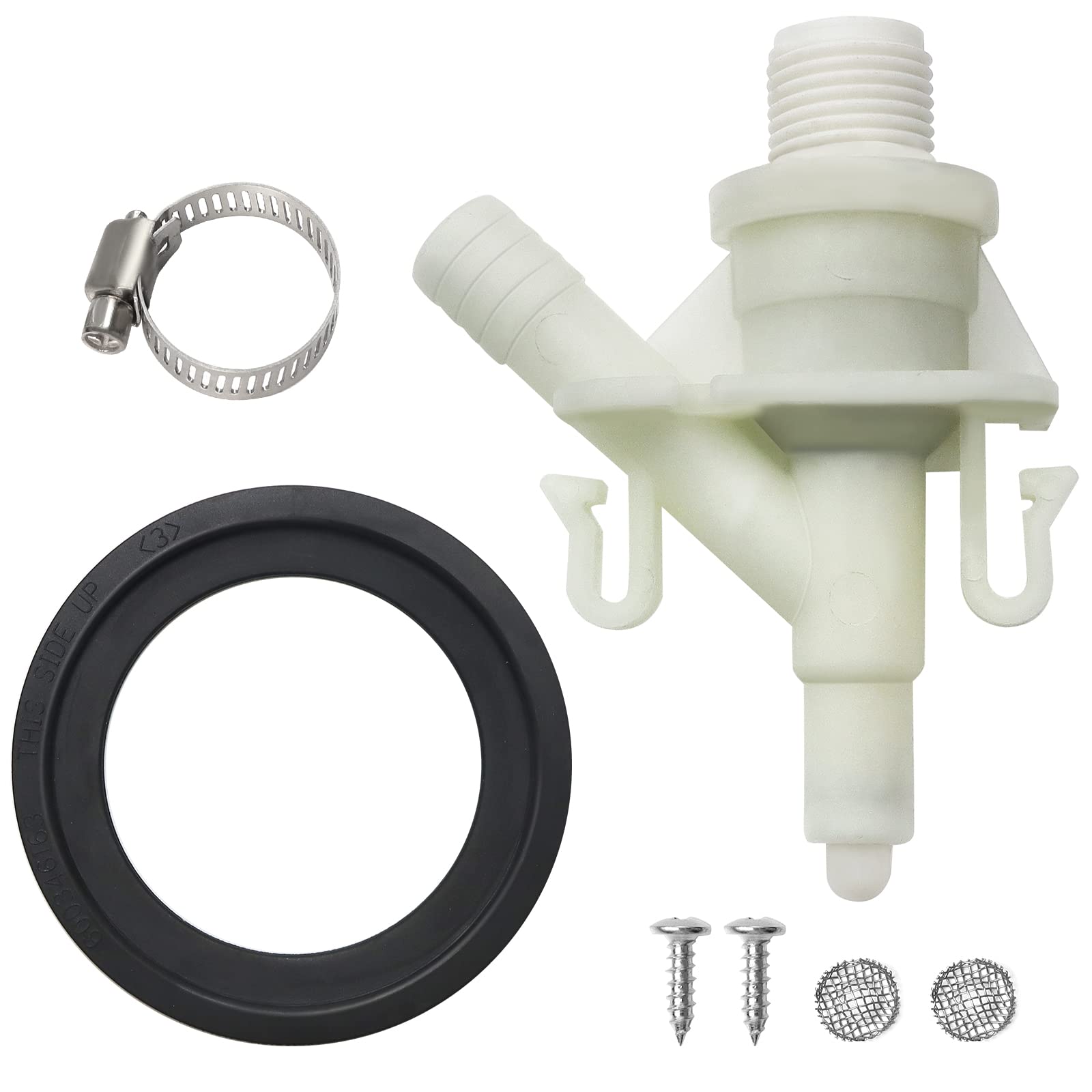 Upgraded 385311641 RV Toilet Water Valve 385311658 Flush Ball Seal by Blutoget- Fit for Sealand Dometic 300, 310, 311, 320, 321 
