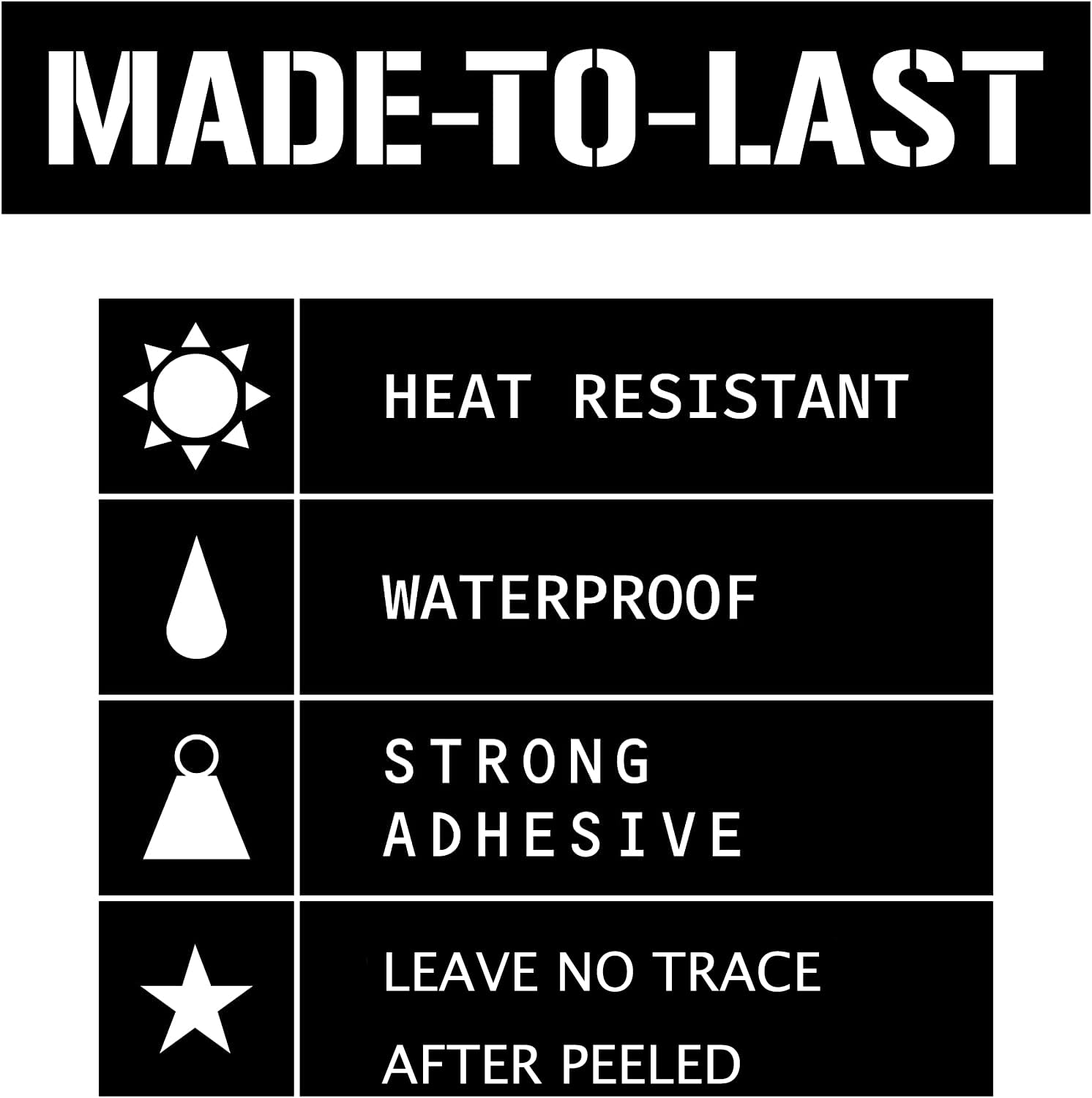 6Pcs Thin Blue Line Flag Car Sticker Decal, Police Support American Flag Bumper Stickers For Cars Trucks Window Laptop, Bandera