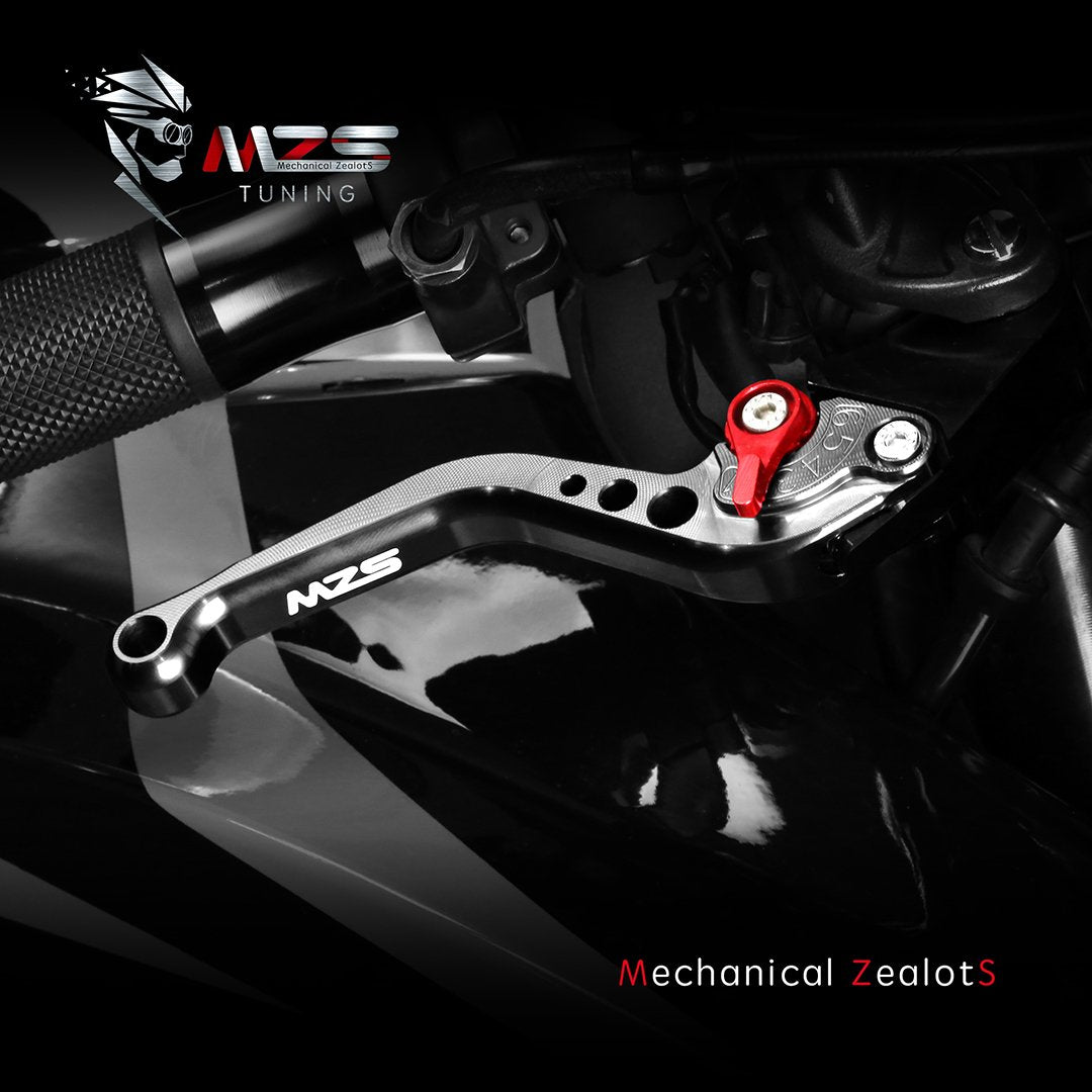 Mzs Black Motorcycle Brake Clutch Levers Short Adjustable Cnc Compatible With Rc51 Rvt1000 Vtr1000 Sp-1 Sp-2 2000-2006
