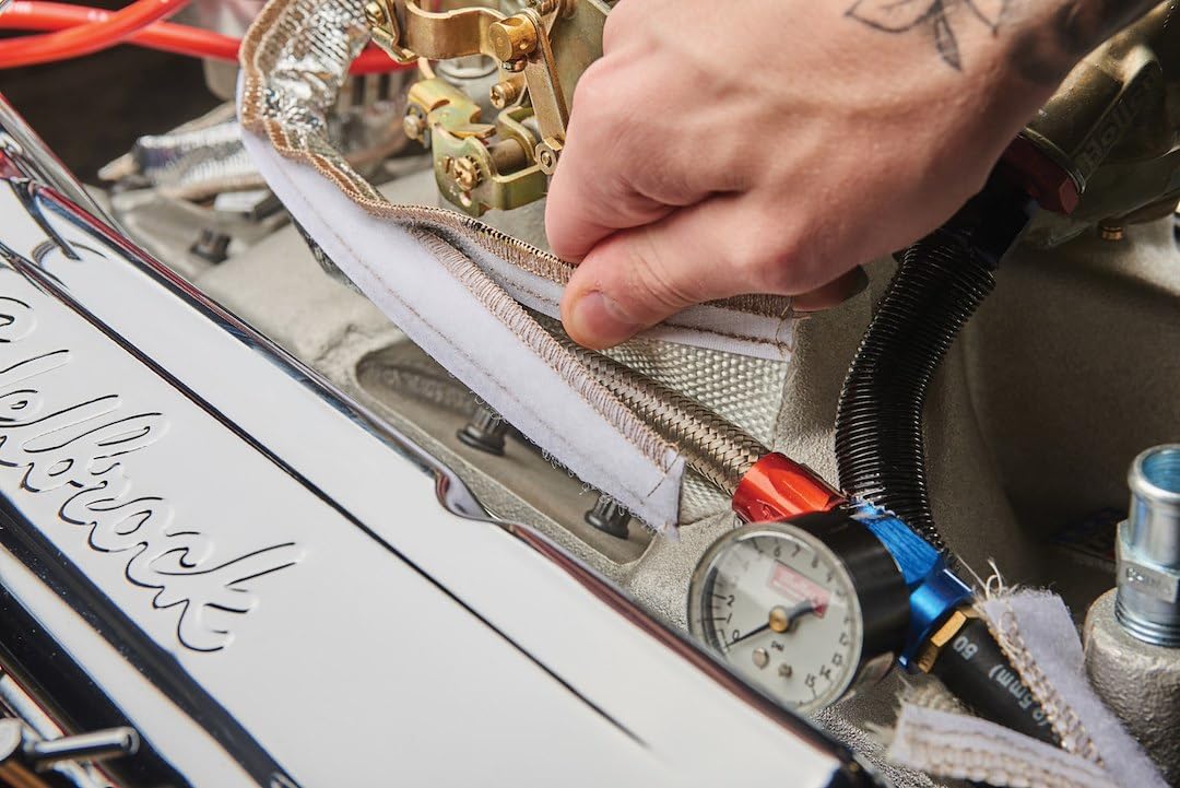 Thermo-Tec 14030 Express Sleeve Aluminized Hose And Wire Protection, 3' X 1/2- 1 I.D. , Silver