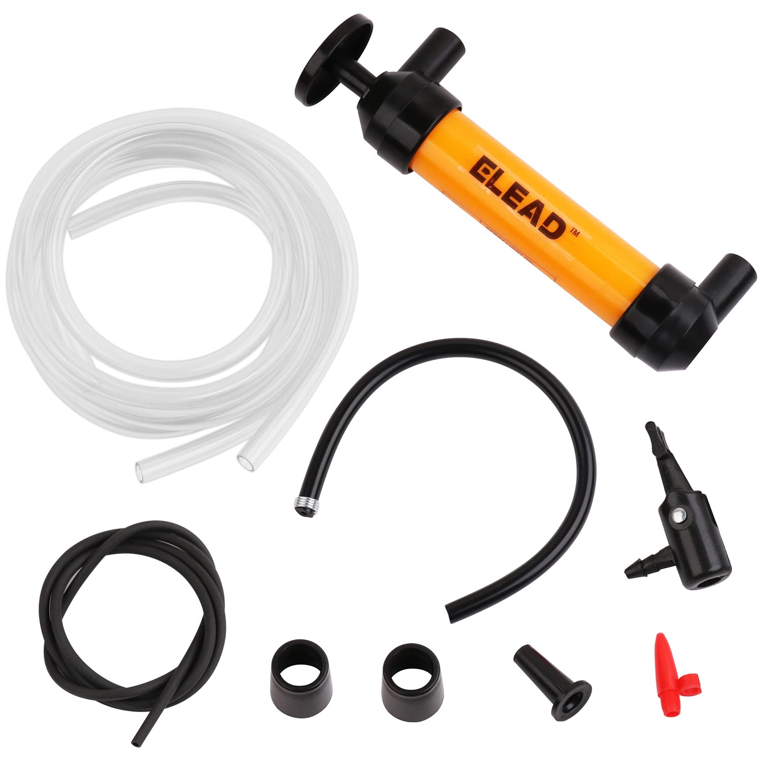 Elead Multi-Use Siphon Vacuum Oil Extractor Pump Fluid Extractor Siphon Transfer Pump For Gasoline Liquid Oil Air And Automotive
