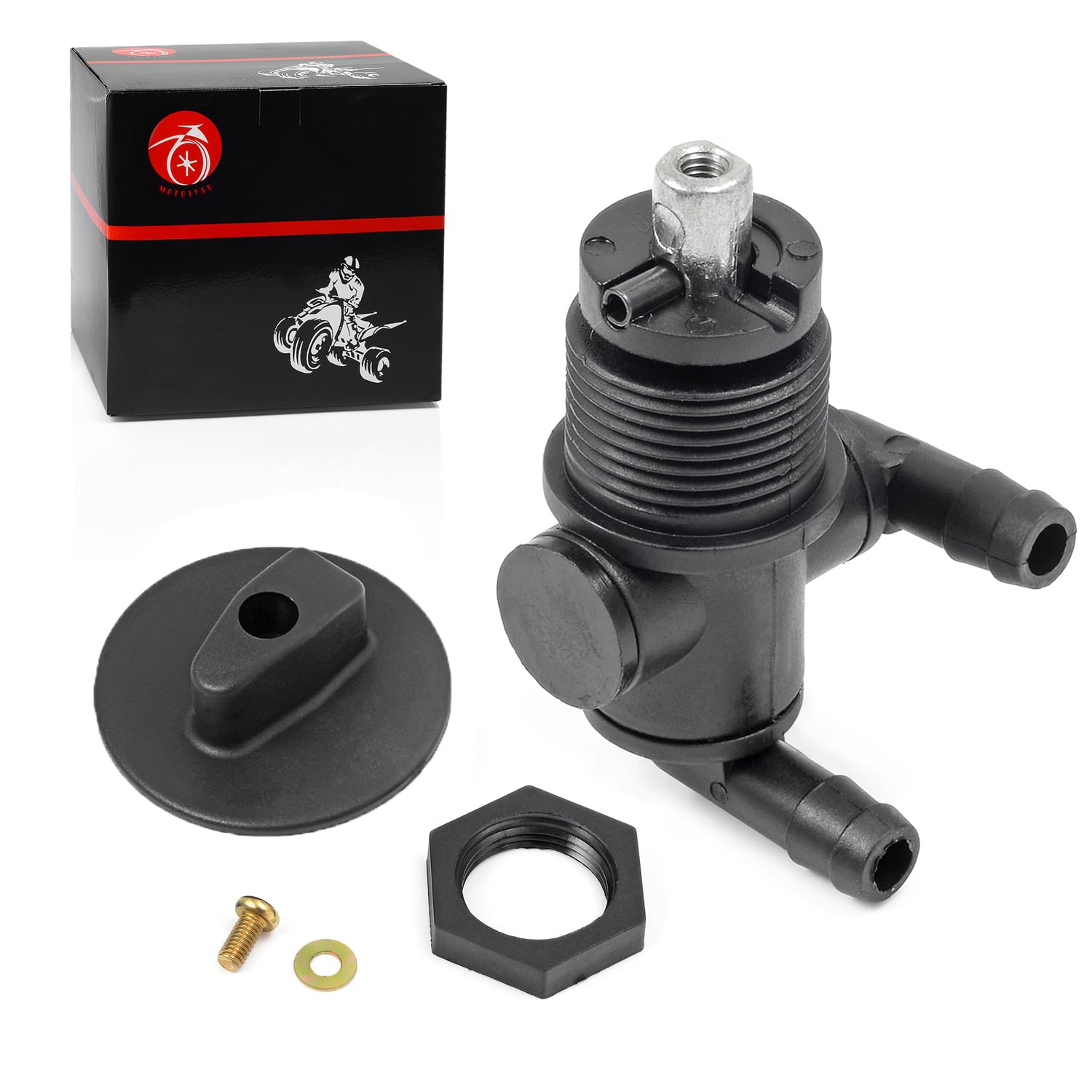 Fuel Tank Valve Petcock (2 Way) Compatible with Polaris Sportsman 400 500 600 700 2004 2005 Diesel 455 1999-2001 7052159 5432559