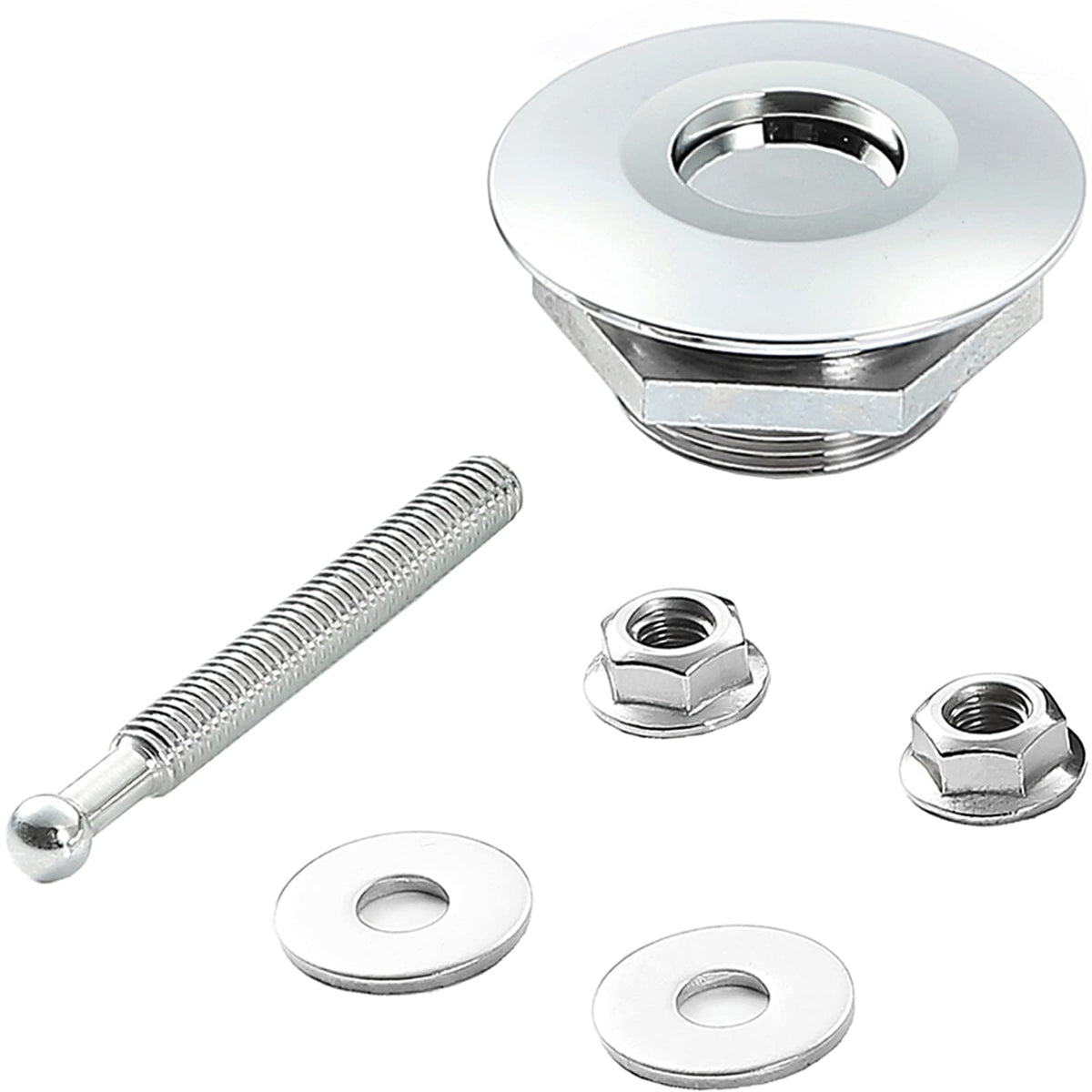 STETION Quick Release Latch License Plate Lock Clip 1.25'' Diameter Aluminum Alloy Car Hood Pins Lock Clip Kit for Bumper Hood L