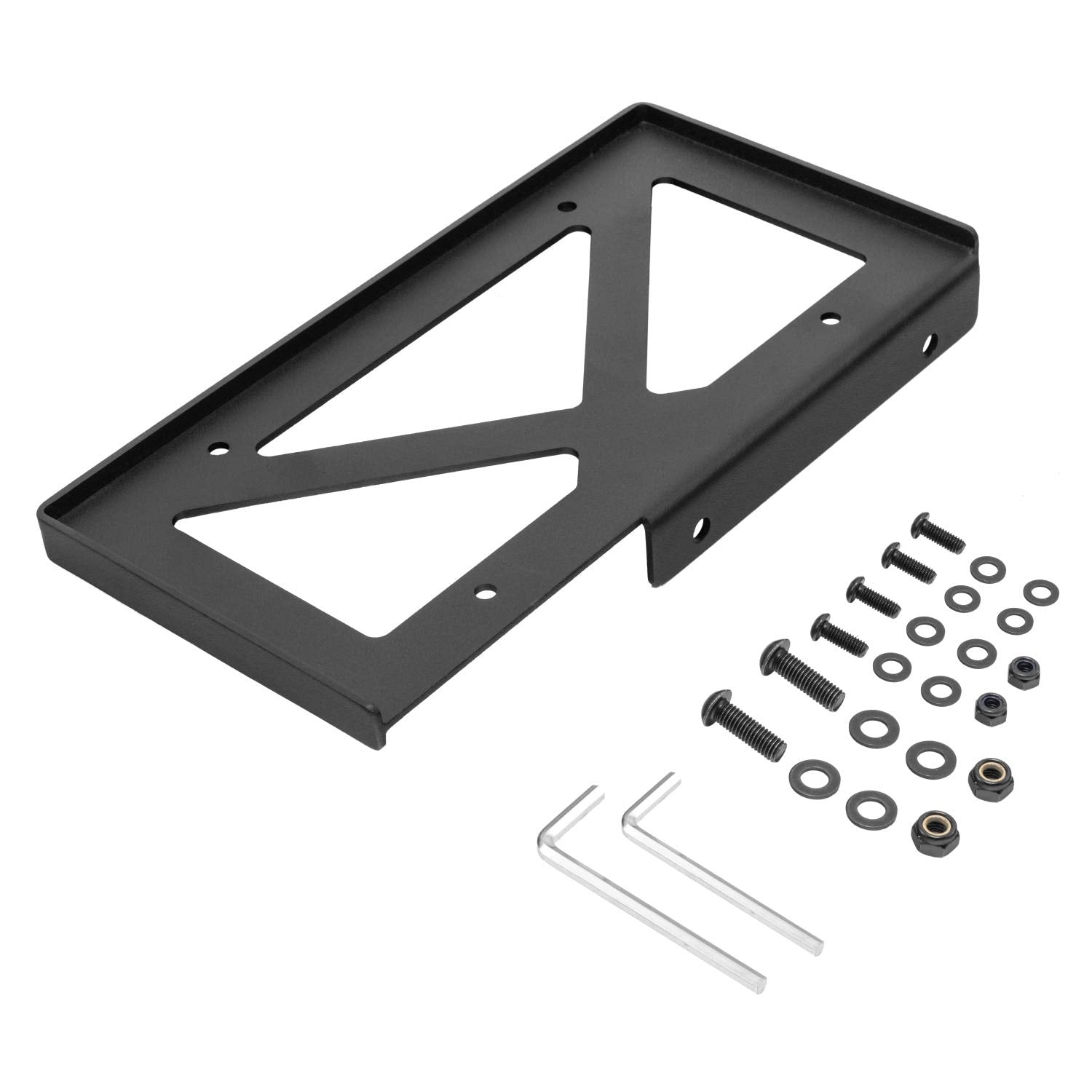 Rugged Ridge | License Plate Holder, Rear Bumper | 11238.15