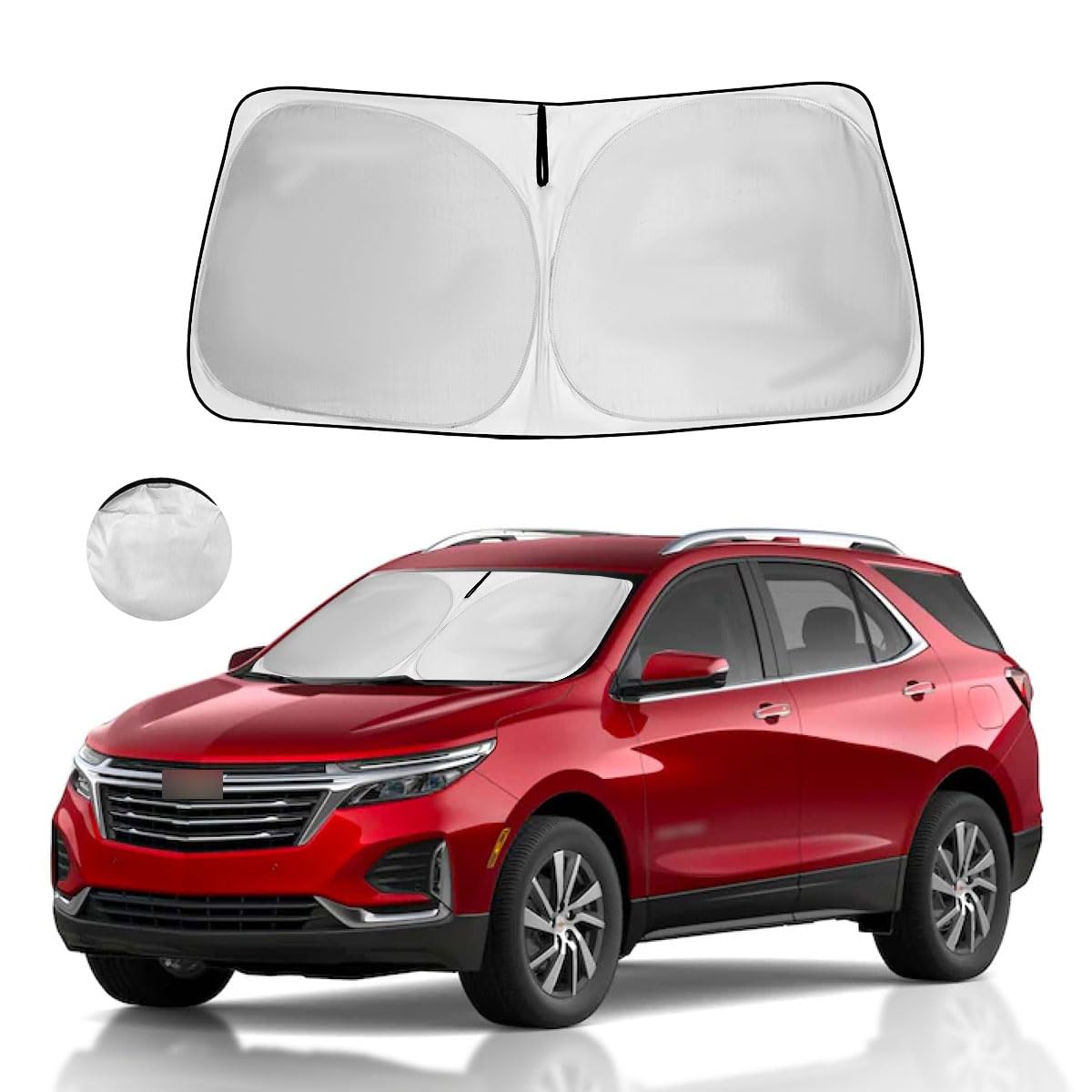 Windshield Sun Shade For Chevrolet Equinox 2018 2019 2020 2021 2022 2023 2024 Accessories Fit Chevy Window Sunshade Sun Visor Wi