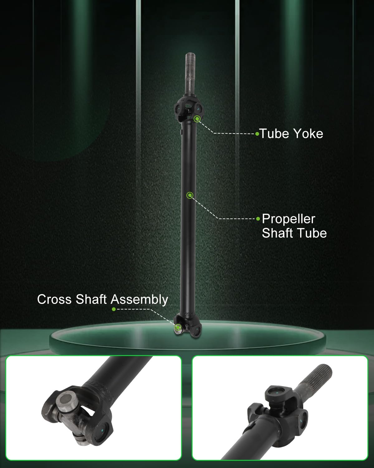 SCITOO?36.27''?Steel Front Driveshaft Assembly Drive Shaft Prop Shaft For Cadillac Escalade ESV For Chevrolet Silverado 1500 Sub