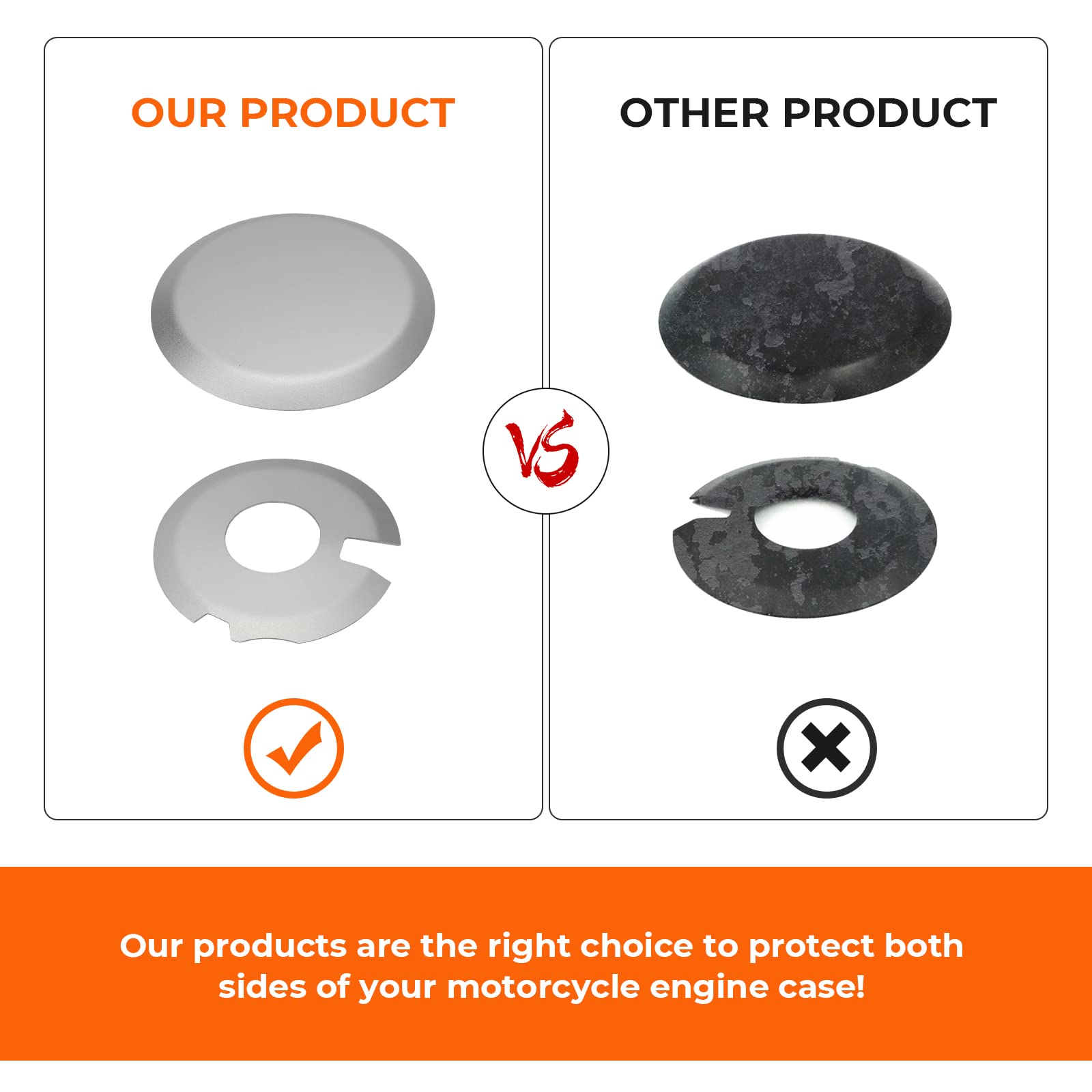 Ignition Clutch Case Covers Guards Kit For Suzuki Drz400 Dr-Z400S Drz400Sm Kawasaki Klx400 Silver