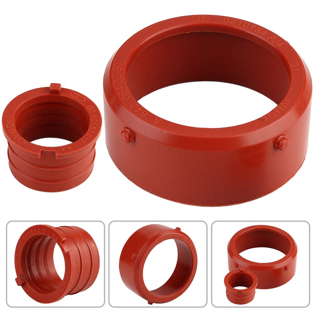 Nikou Turbo Intake Seal Kit A6420940080 for Mercedes-Benz OM642 Engines - Includes Turbo Intake & Engine Breather Seals