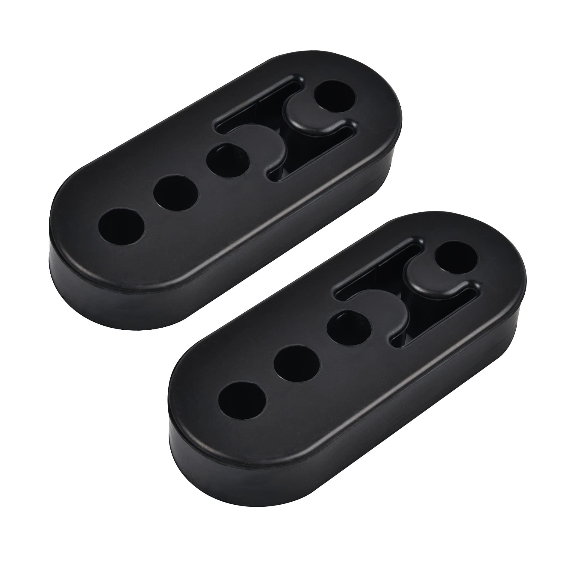 Evil Energy Exhaust Hanger Rubber Adjustable Insulator Bushing Mount 4 Holes Universal 2Pcs