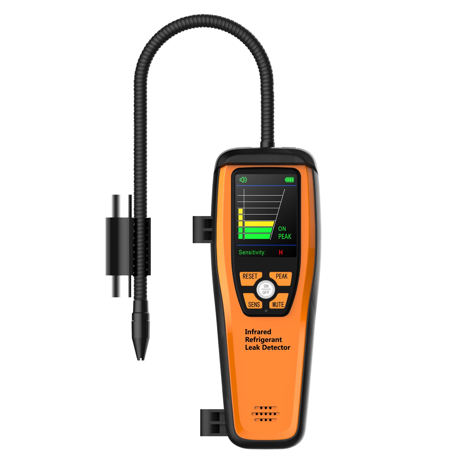 Elitech HVAC Refrigerant Leak Detector 10 Yrs Infrared Sensor Life, Halogen Freon Sniffer, Air Conditioning Detection, Automotiv