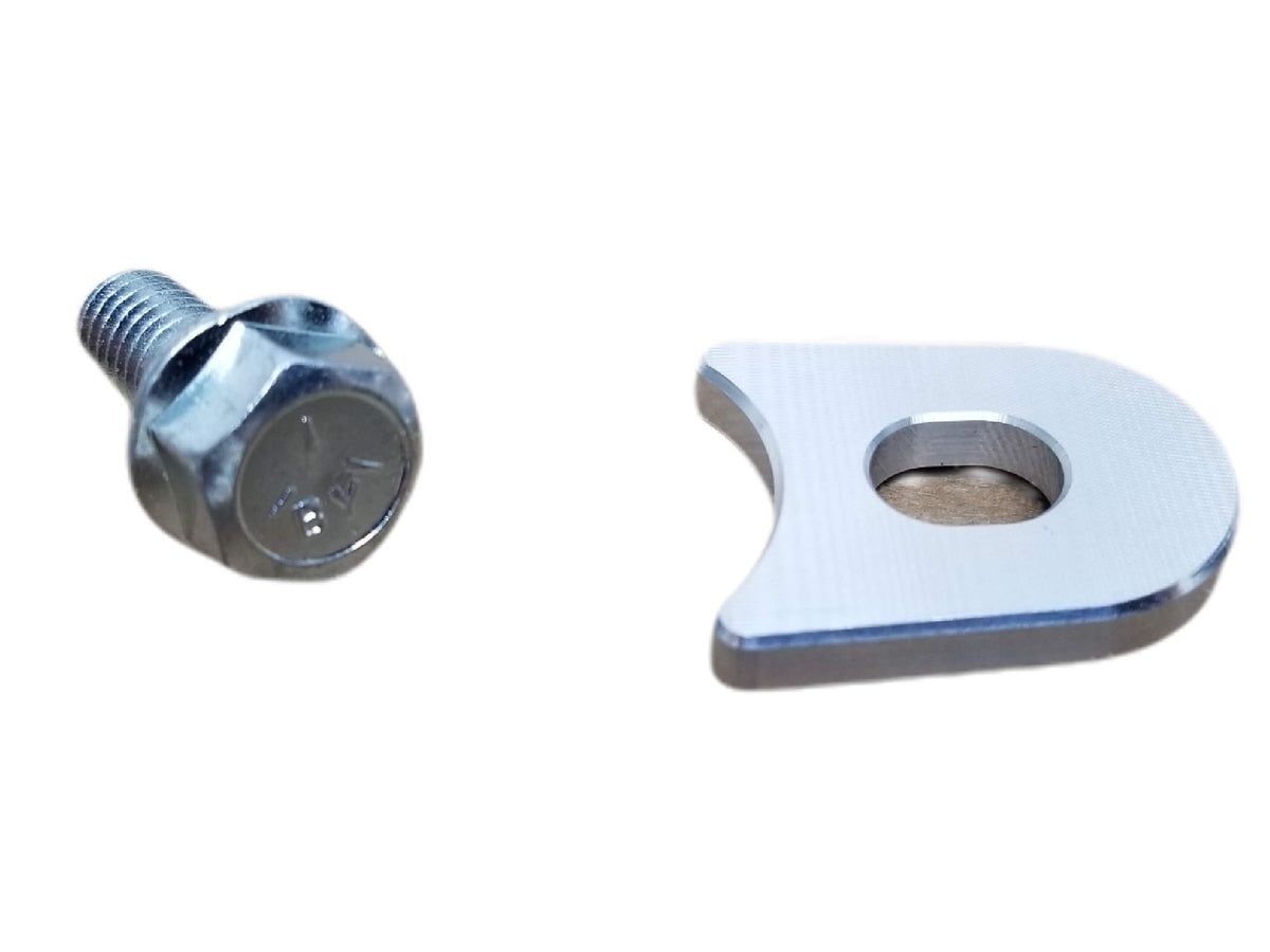 Z Whip Billet Aluminum Small Big Block SBF BBF Distributor Hold Down Clamp Compatible with Ford 289 302 351W 351C 429 460 Compat