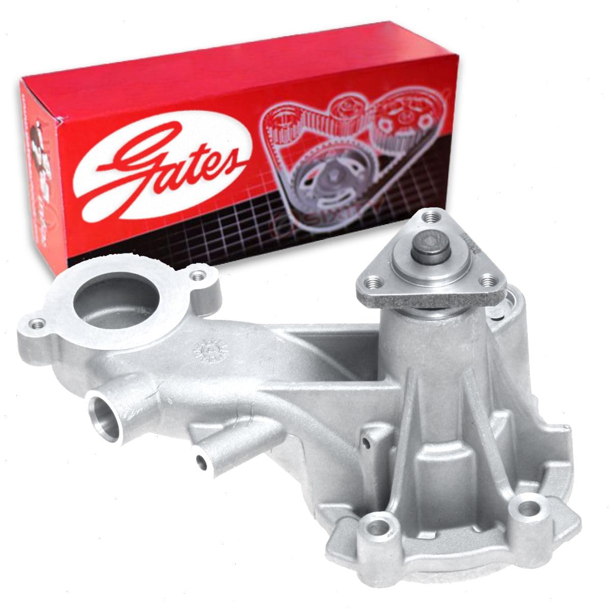 Gates Engine Water Pump compatible with Ford F-150 5.0L V8 2011-2020