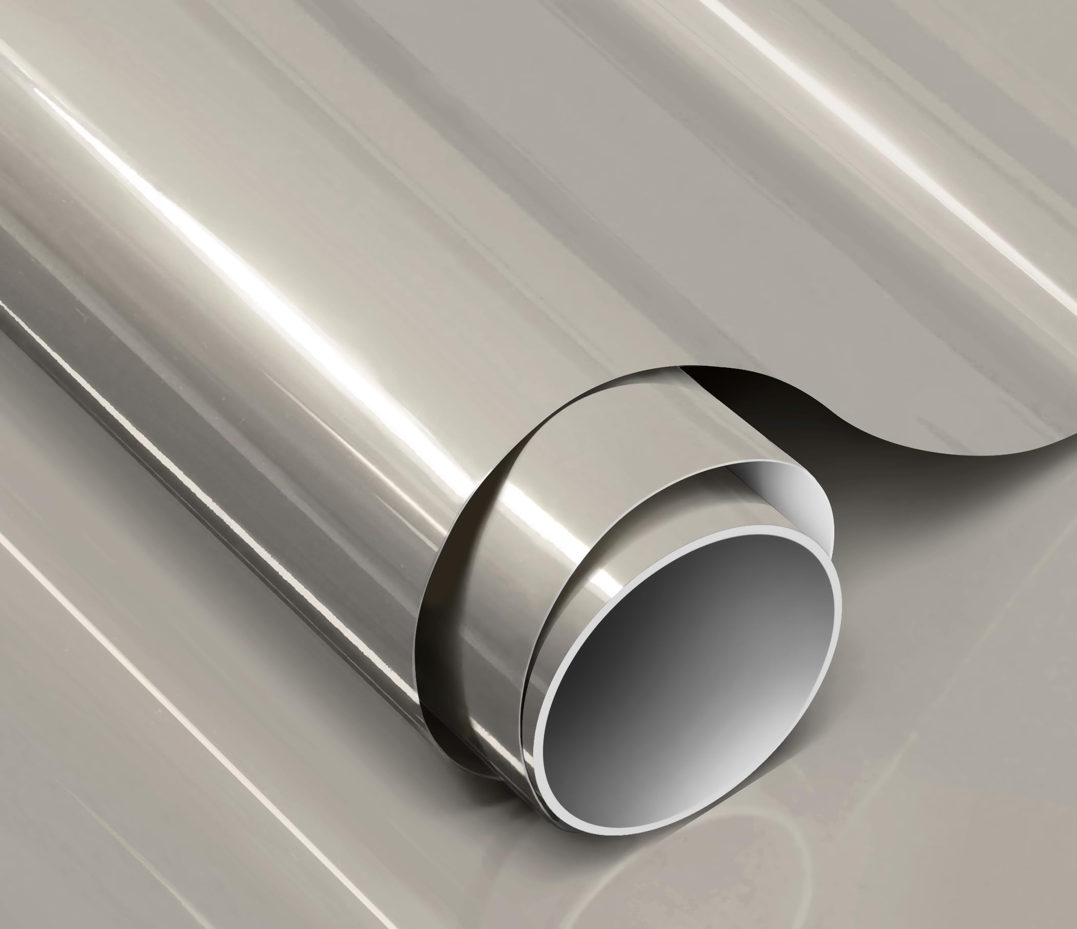 Colorfusion Ppf By Vvivid, Gloss Chalk Grey Dry Apply Ppf Vinyl Car Wrap Roll 60Ft X 5Ft