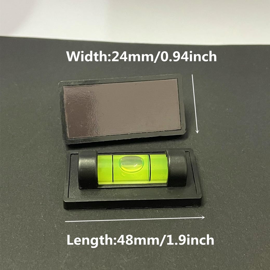 Woyisepg 4Pcs Magnetic Bubble Spirit Level Rv Standard Levels Magnet Rv Levelers Tool For Rv Camper, Travel Trailer, Motorhome,