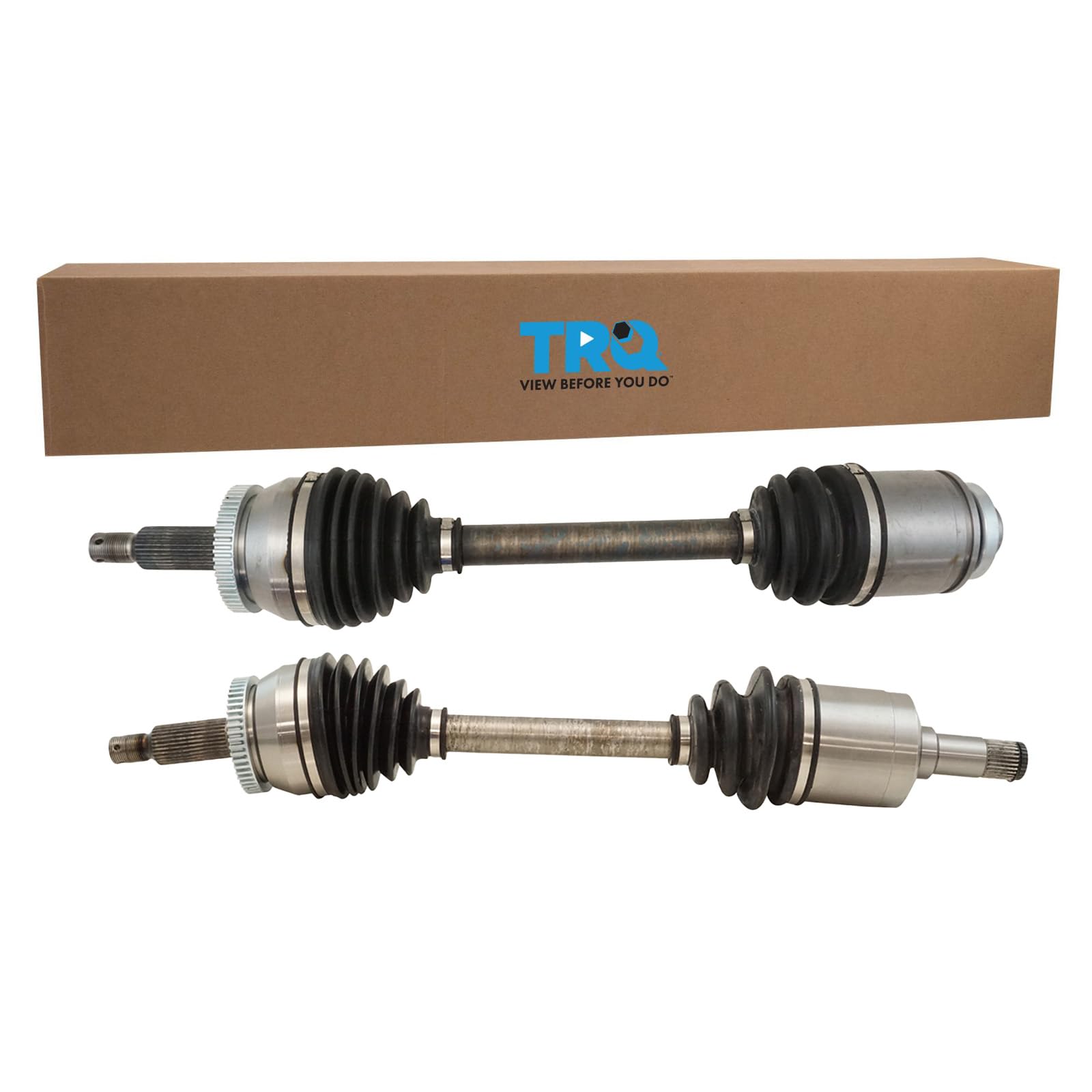 Trq Front Cv Axle Shaft Assembly Set Compatible With 2007-2009 Hyundai Santa Fe