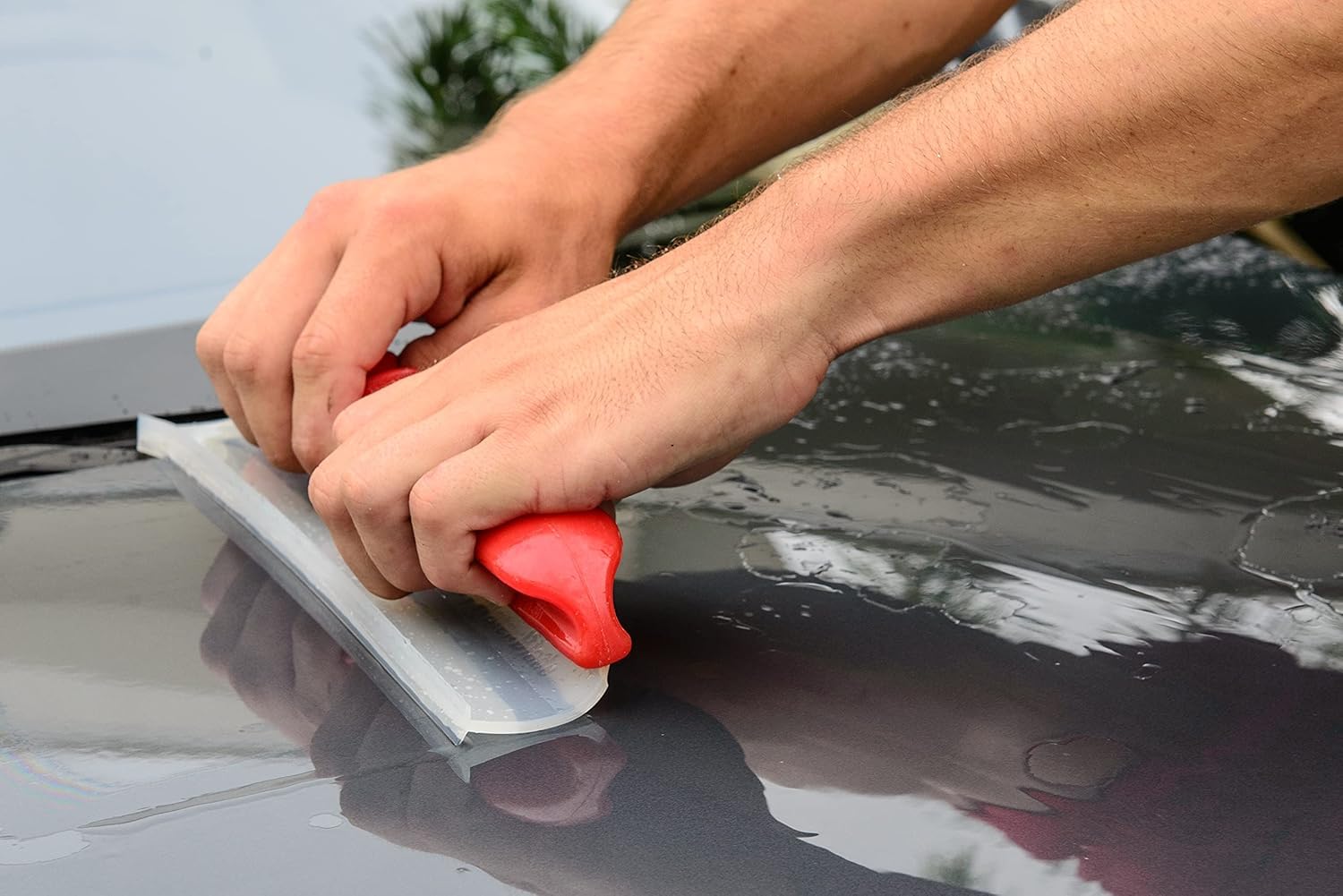 Shurhold 260 Shur-Dry Flexible Water Blade,Red/White