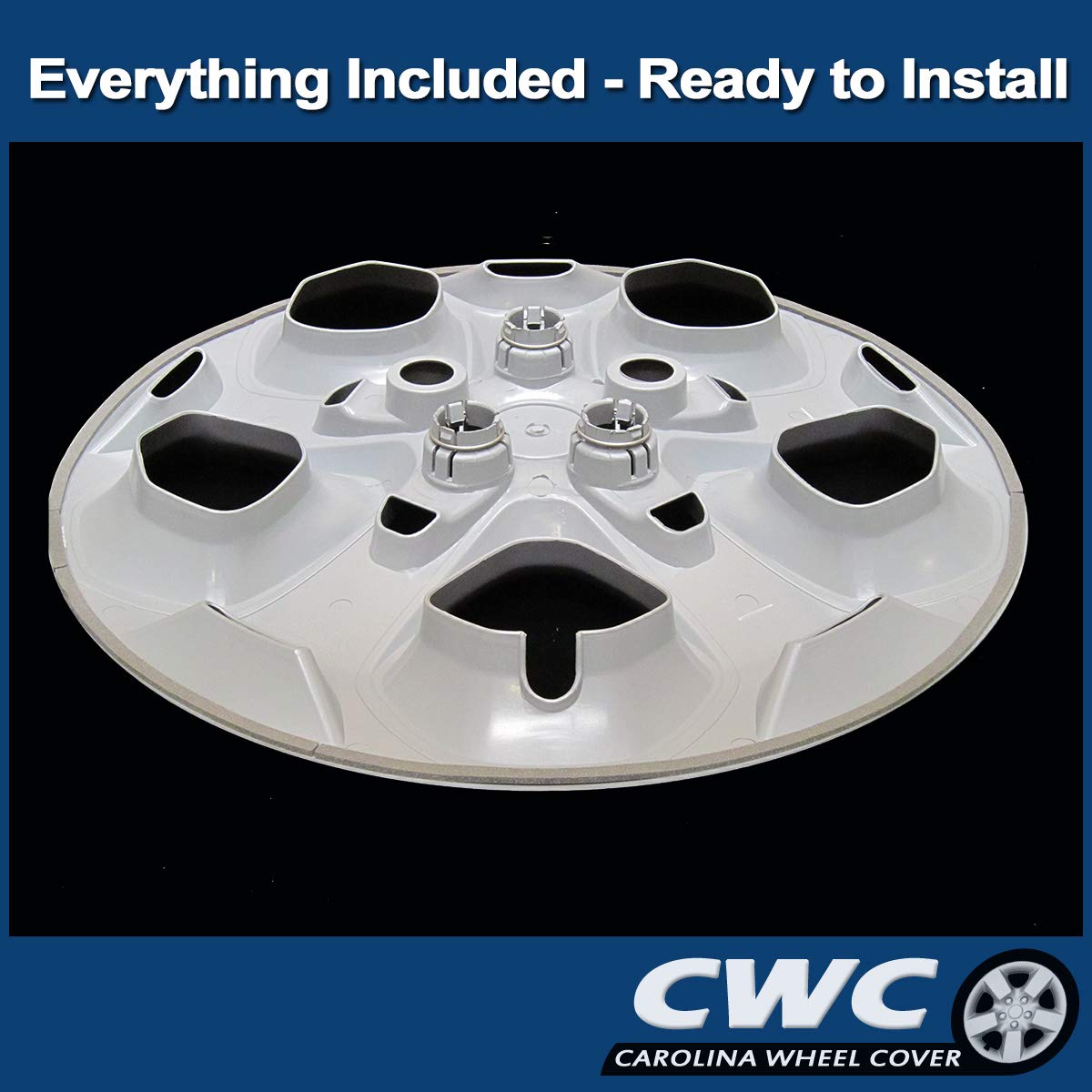 Premium Replica Hubcap, Replacement For Ford Fusion 2010-2012, 17-Inch Wheel Cover (1-Piece)