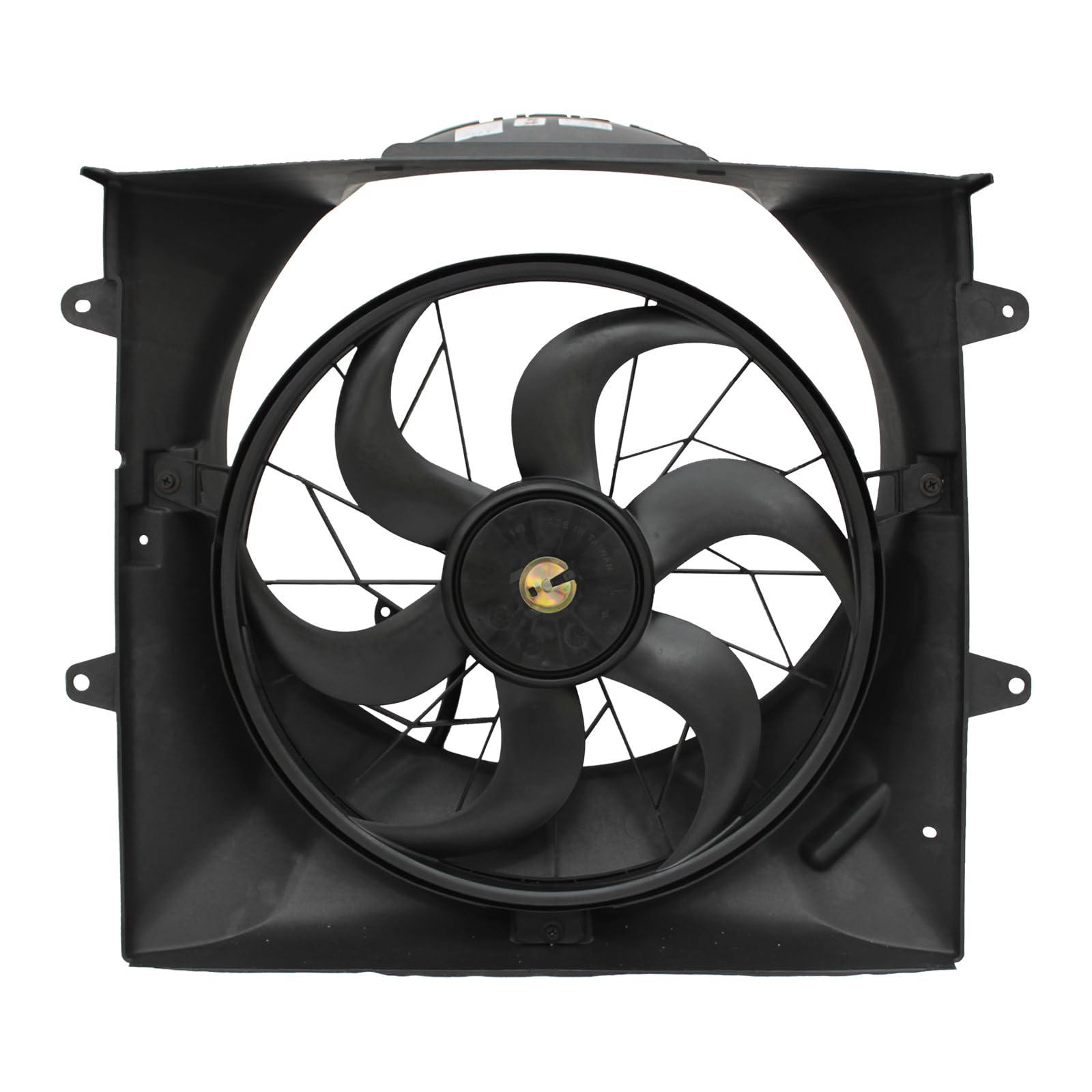 TYG Upgraded Cooling Fan Assembly for 2004 Jeep Grand Cherokee 4.0L w/o Towing | Racing-Level OE Replacement Engine Radiator for