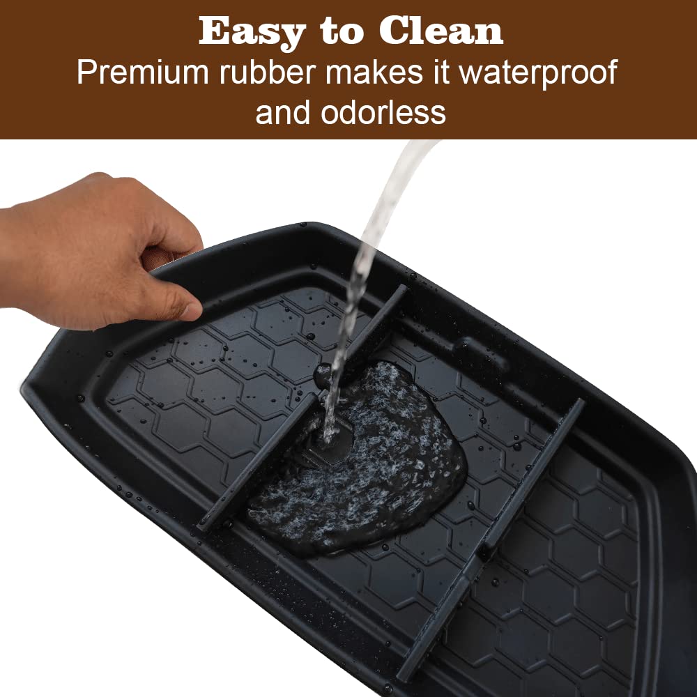 Muslogy for Frontier 2024 2023 Dashboard Storage Silicone Tray Insert Organizer Phone Holder Non-Slide Silicone Rubber Interior