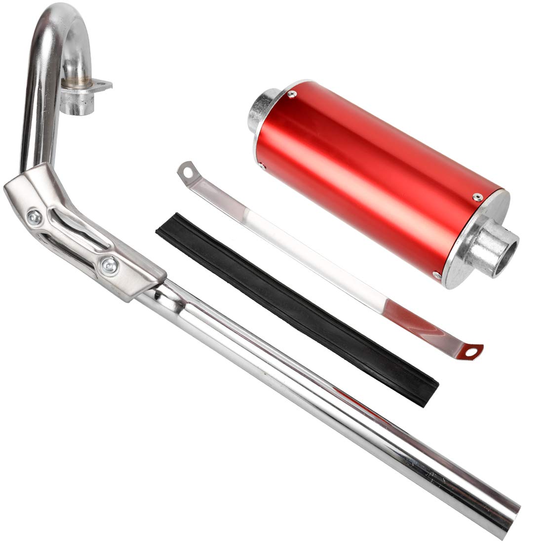 Fvrito High Performance Big Bore Muffler Exhaust Silencer Pipe Head Assembly For Honda Xr50 Crf50 Chinese 70Cc 110Cc 125Cc Sdg S