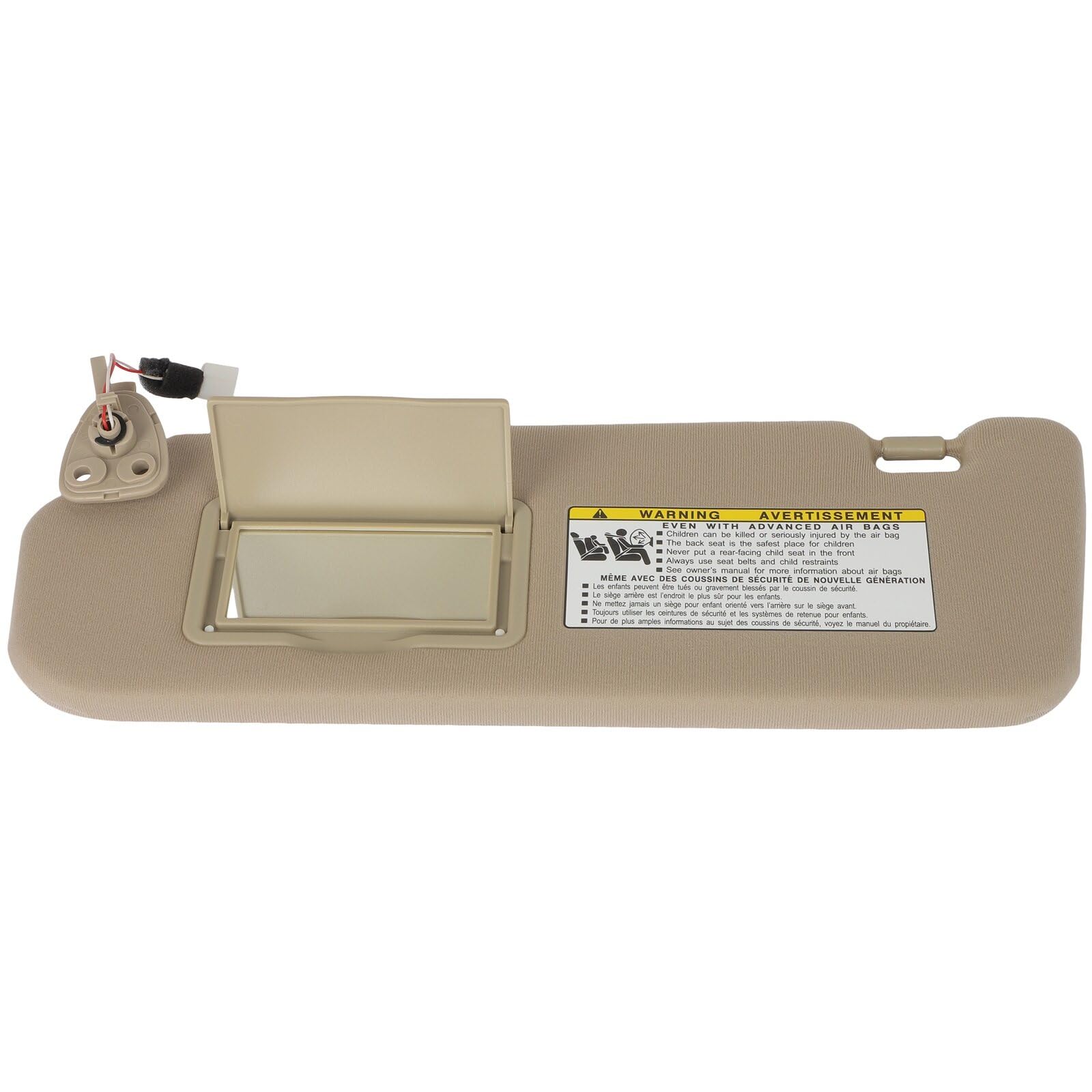 Scitoo Left Driver Side Sun Visor Assembly With Sunroof Compatible For 2005 2006 2007 2008 For Hyundai Sonata Beige Car Sun Viso