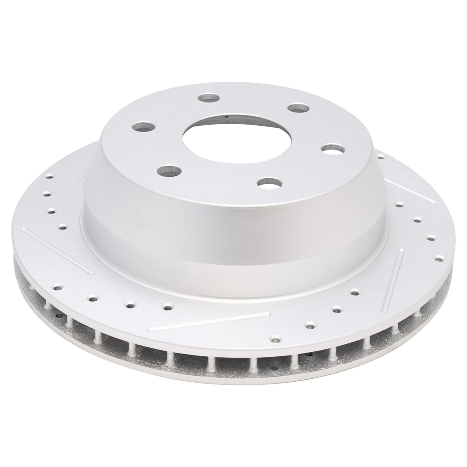 Trq Rear Performance Brake Rotor Drilled Slotted Pair Set For Gmc Chevy Cadillac Truck