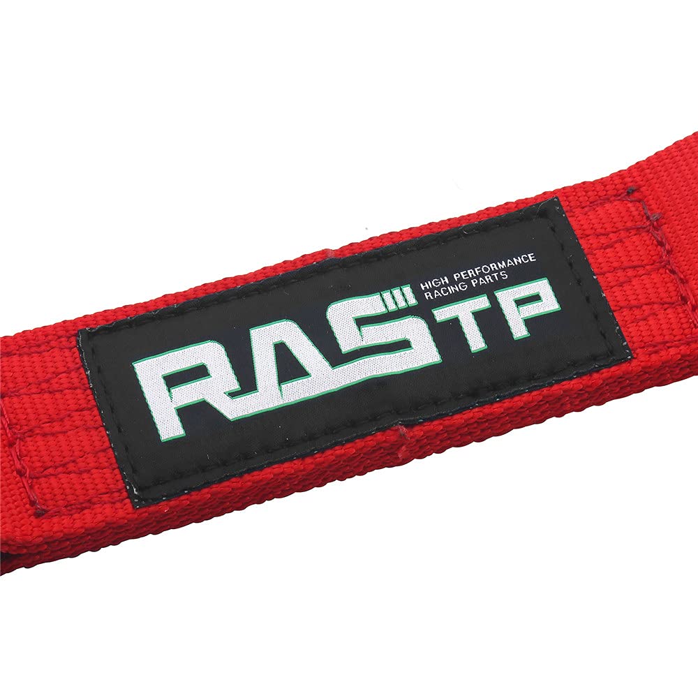 RASTP Limit Strap, Premium Quad Wrap Limit Strap Car Hauler Axle Straps Truck Wrecker Wheel Tie Down Strap with 10,000 Lb Webbin